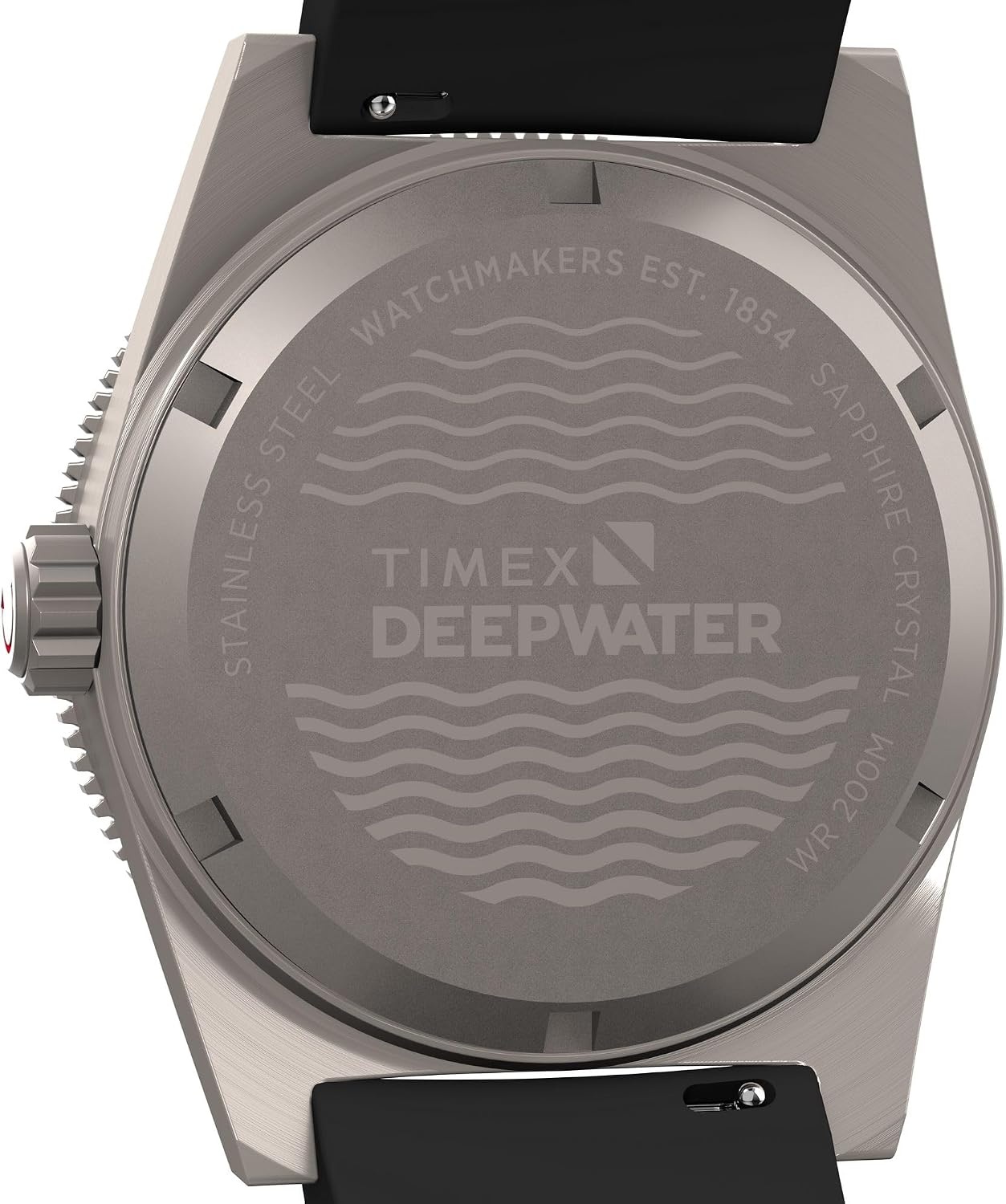image:imageTimex Mens Deep Water Reef 41mm WatchBlackTitaniumBlackSilver