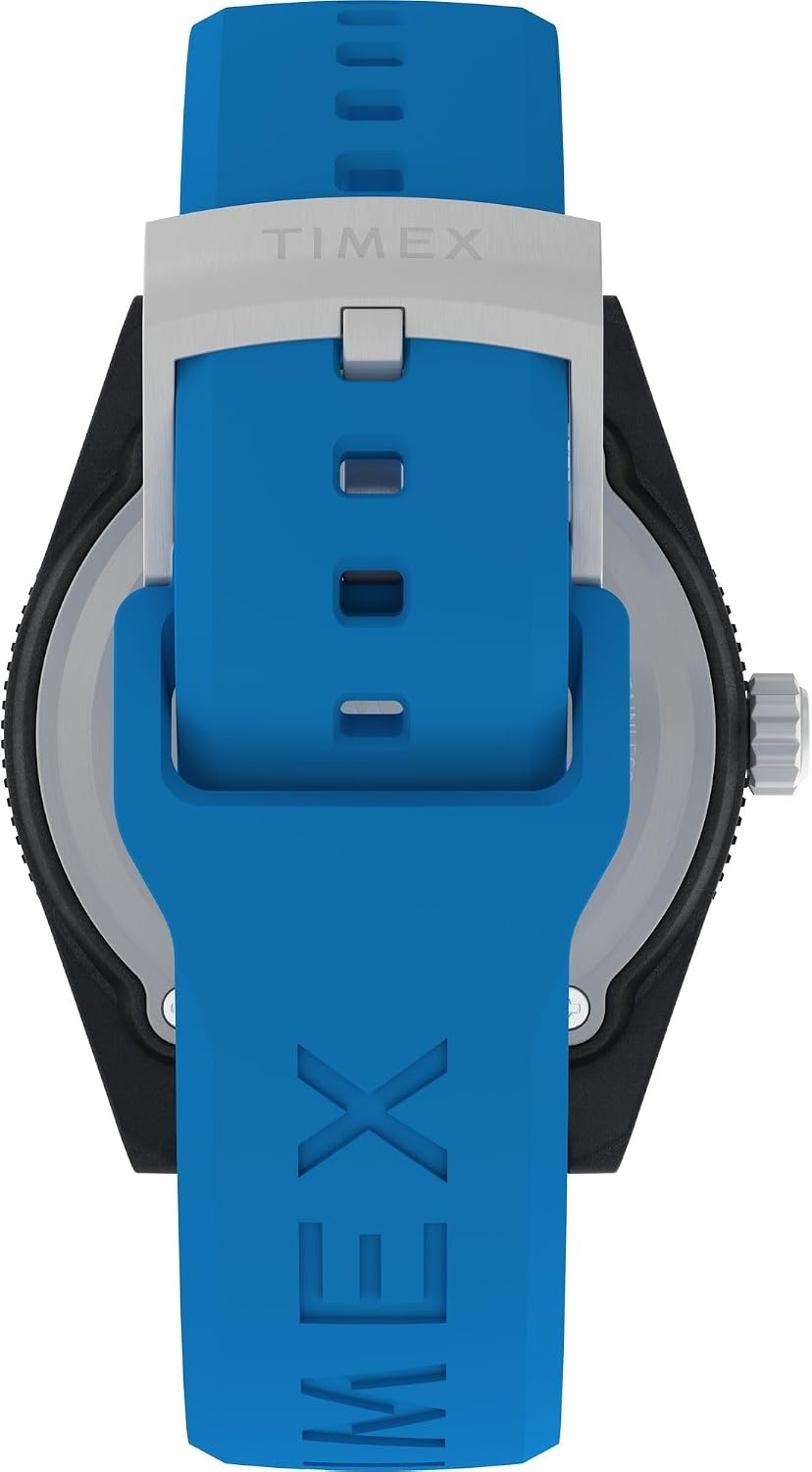 image:imageTimex Mens Deep Water Reef 41mm WatchBlueStainless SteelBlack