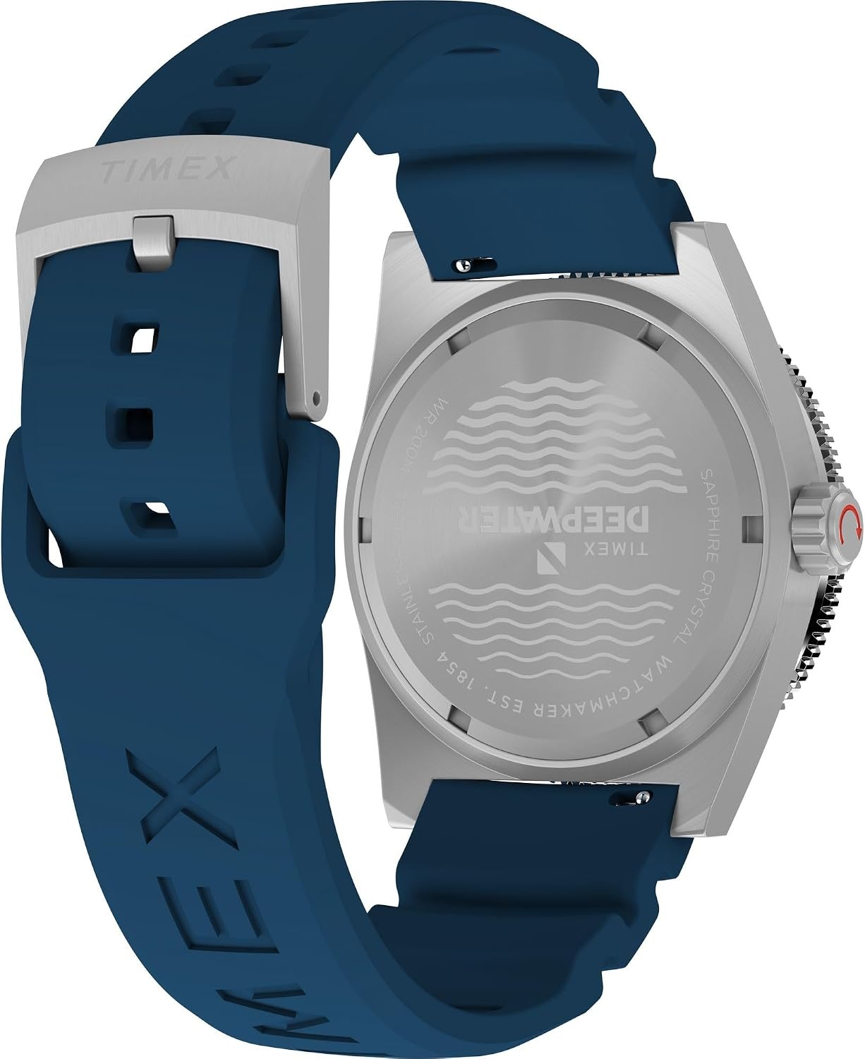 image:imageTimex Mens Deep Water Reef 41mm WatchBlueStainless SteelBlue