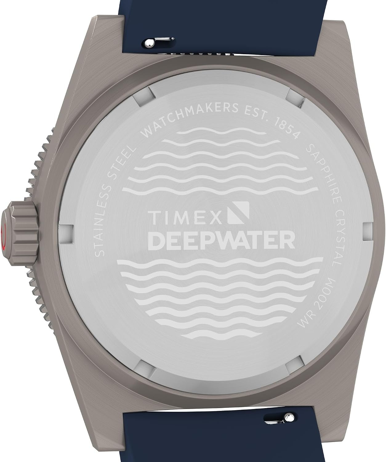 image:imageTimex Mens Deep Water Reef 41mm WatchBlueTitaniumBlack