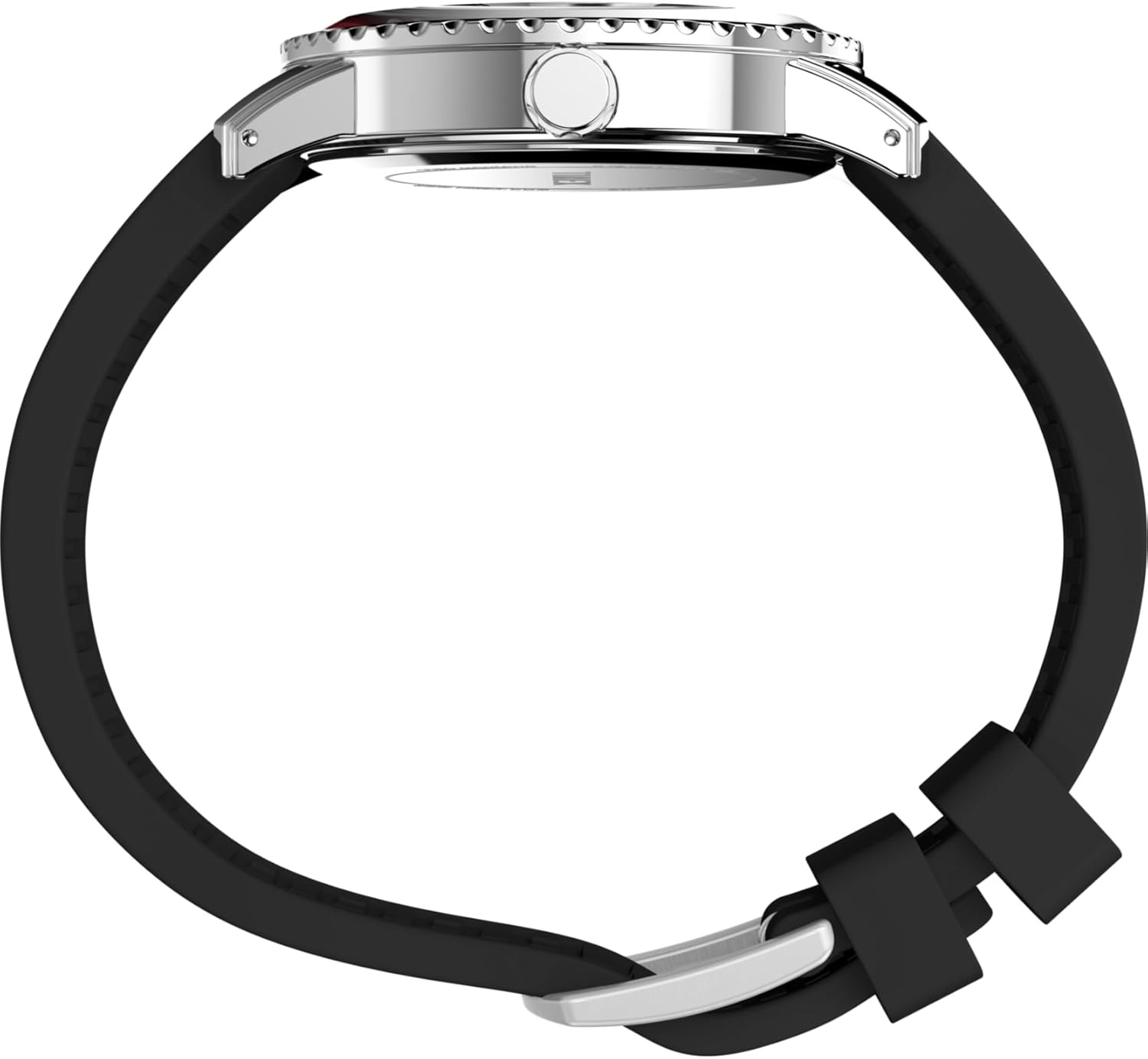 image:imageTimex Mens Dress 41mm Watch Blue Strap Blue Dial Stainless Steel CaseBlackBlackStainless Steel