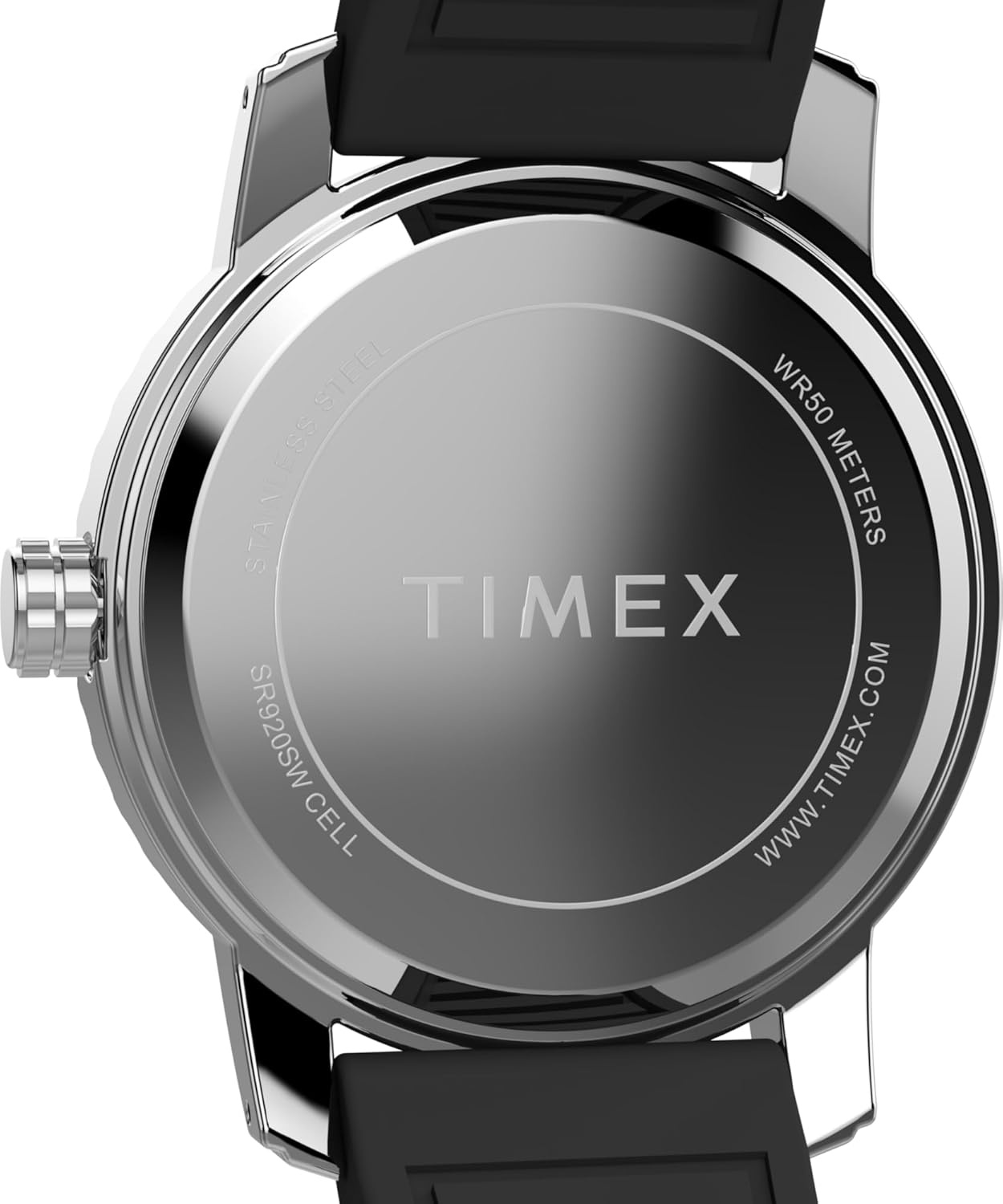 image:imageTimex Mens Dress 41mm Watch Blue Strap Blue Dial Stainless Steel CaseBlackBlackStainless Steel