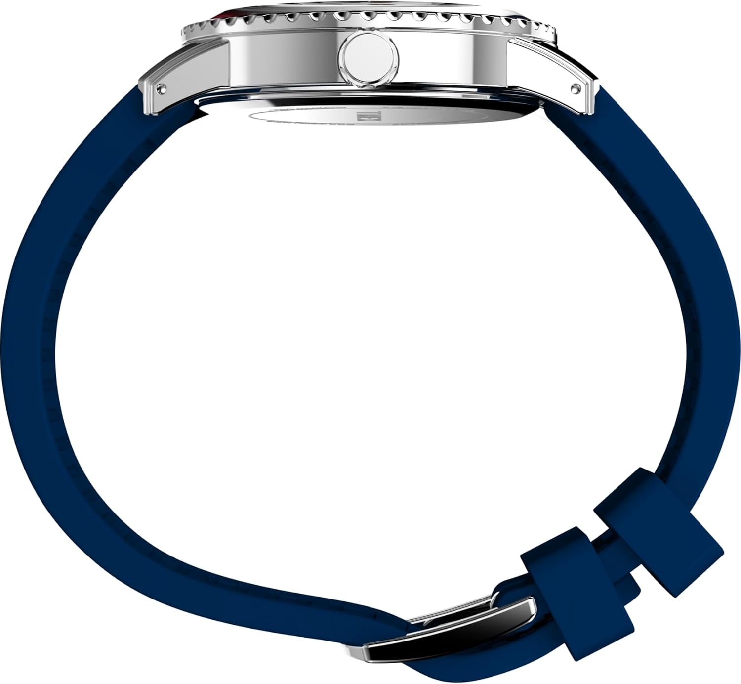 image:imageTimex Mens Dress 41mm Watch Blue Strap Blue Dial Stainless Steel CaseBlueBlueStainless Steel