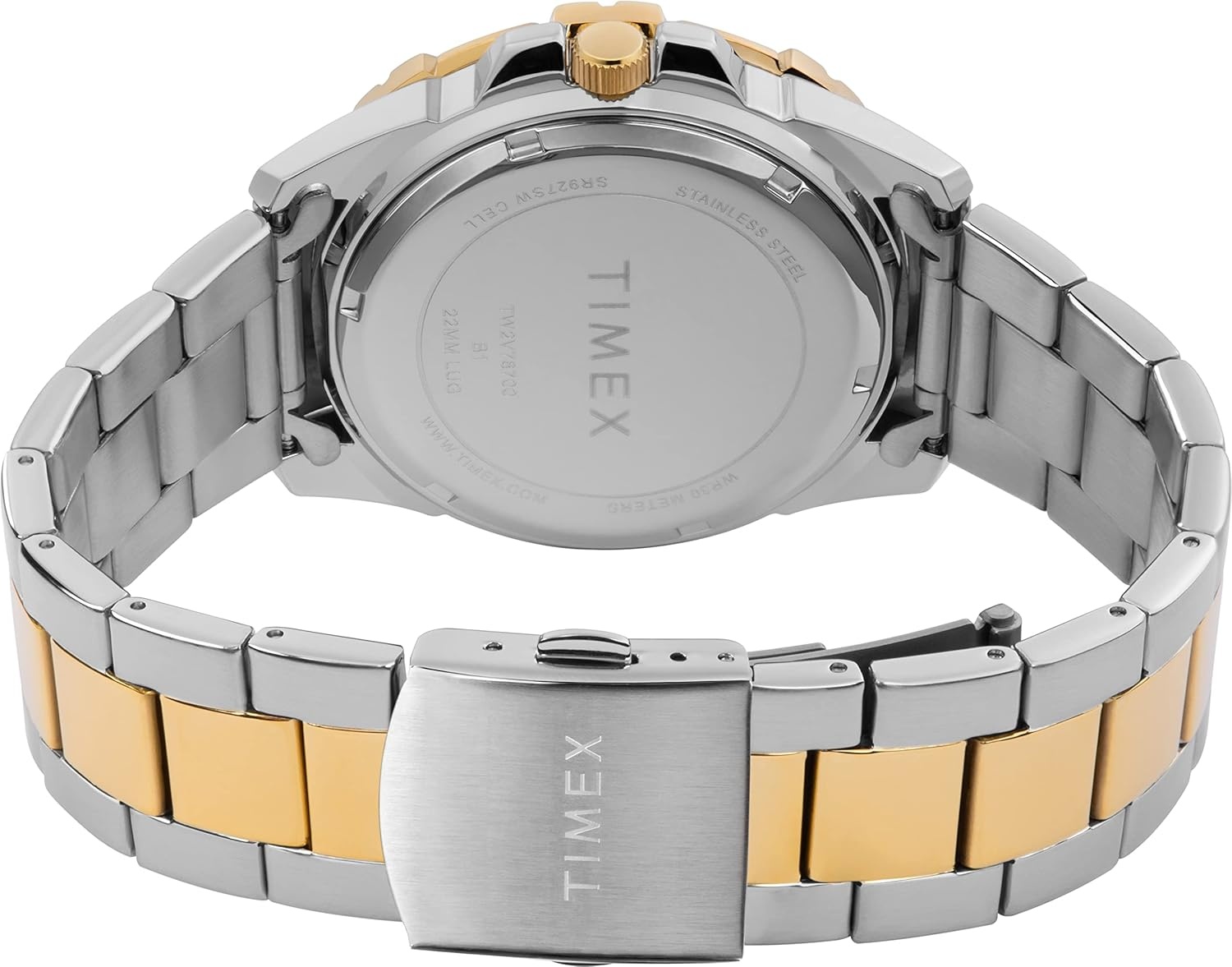image:imageTimex Mens Dress 44mm WatchTwoTone