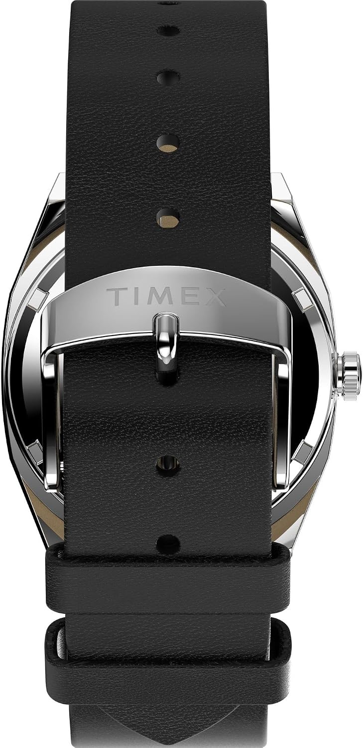 image:imageTimex Mens E Line 34mm WatchBlackStainless SteelBlack