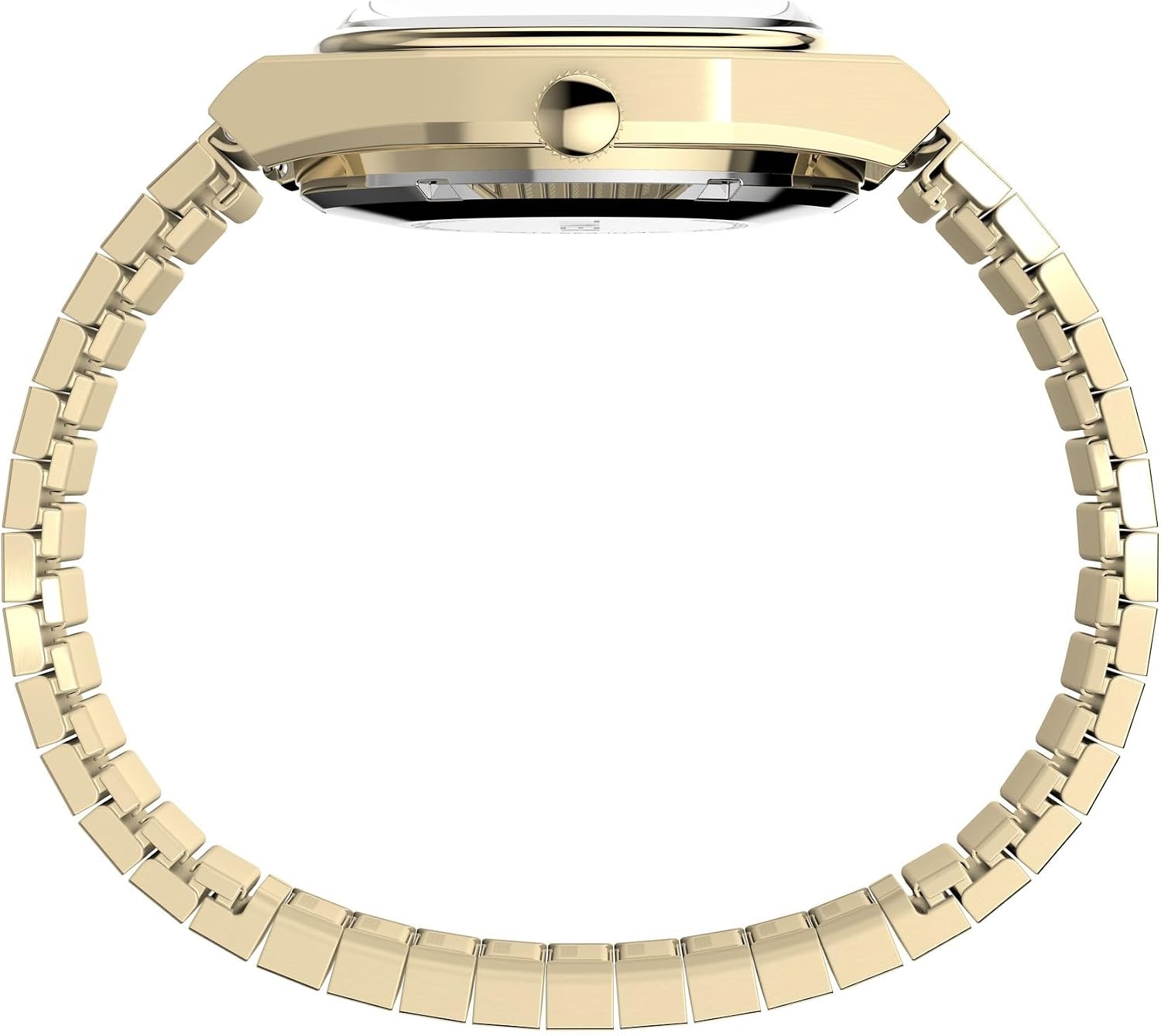 image:imageTimex Mens E Line 34mm WatchStainless SteelGoldToneChampagne