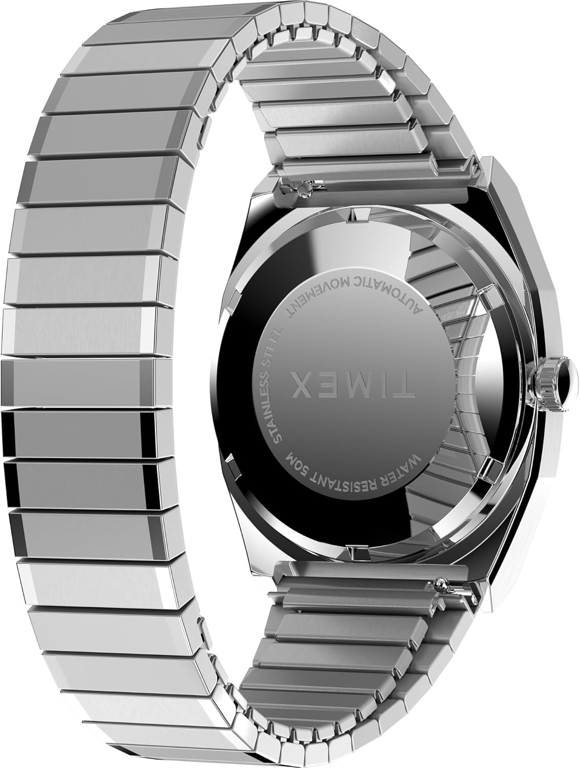 image:imageTimex Mens E Line 34mm WatchStainless SteelStainless SteelBlue