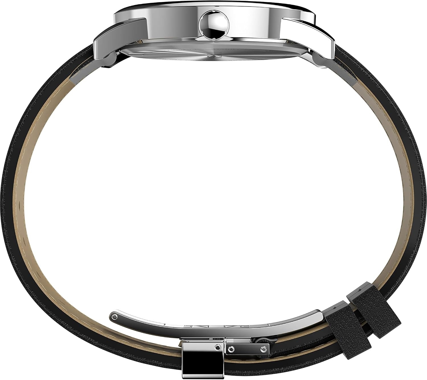 image:imageTimex Mens Easy Reader Watch 38mmBlackSilverToneWhite38mm