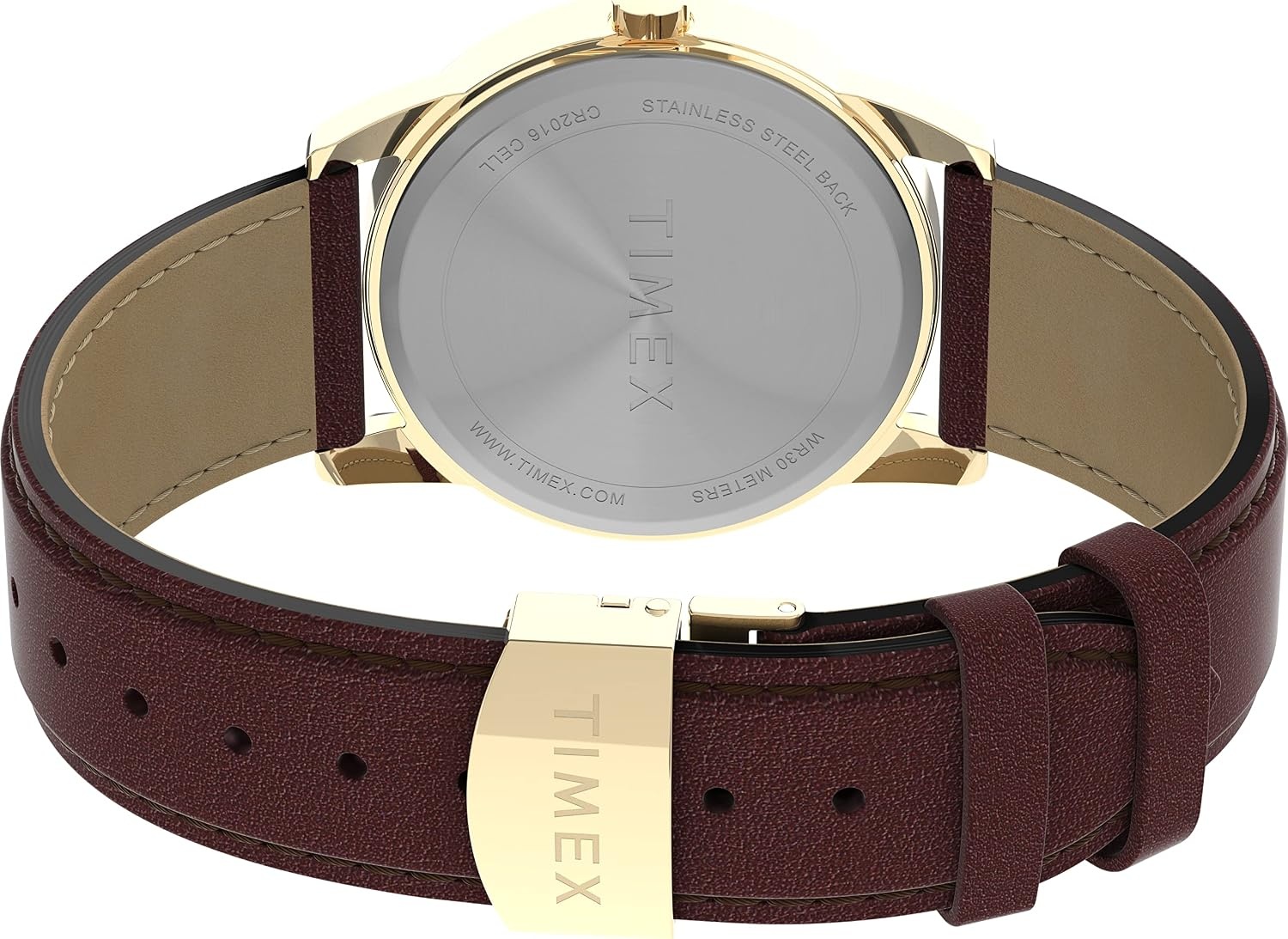image:imageTimex Mens Easy Reader Watch 38mmBrownGoldToneCream38mm