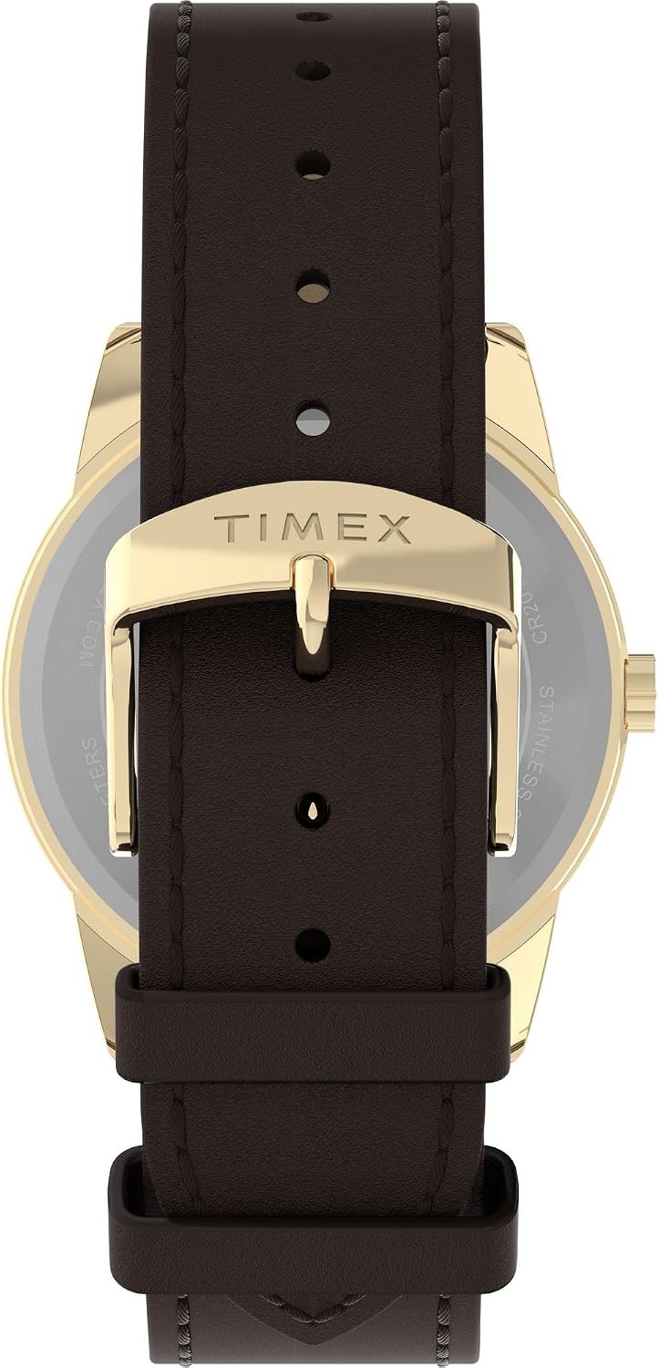image:imageTimex Mens Easy Reader Watch 38mmBrownGoldToneWhite38mm