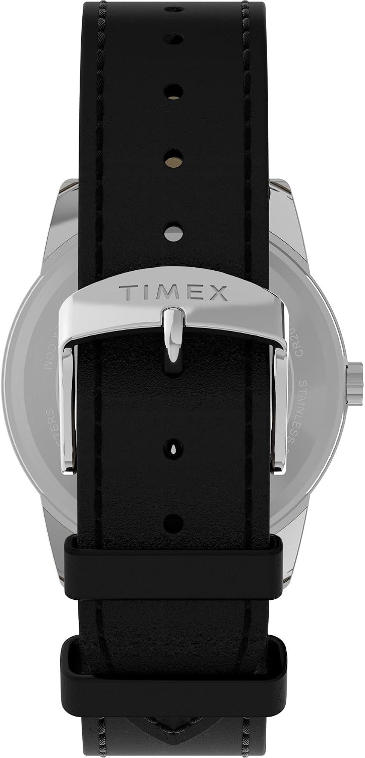 image:imageTimex Mens Easy Reader Watch 38mmBrownSilverToneBlack38mm