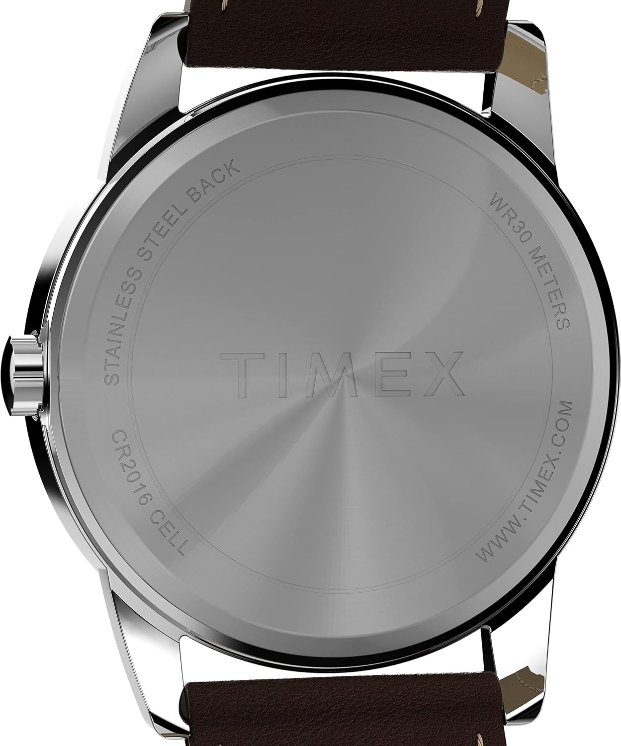 image:imageTimex Mens Easy Reader Watch 38mmBrownSilverToneCream38mm