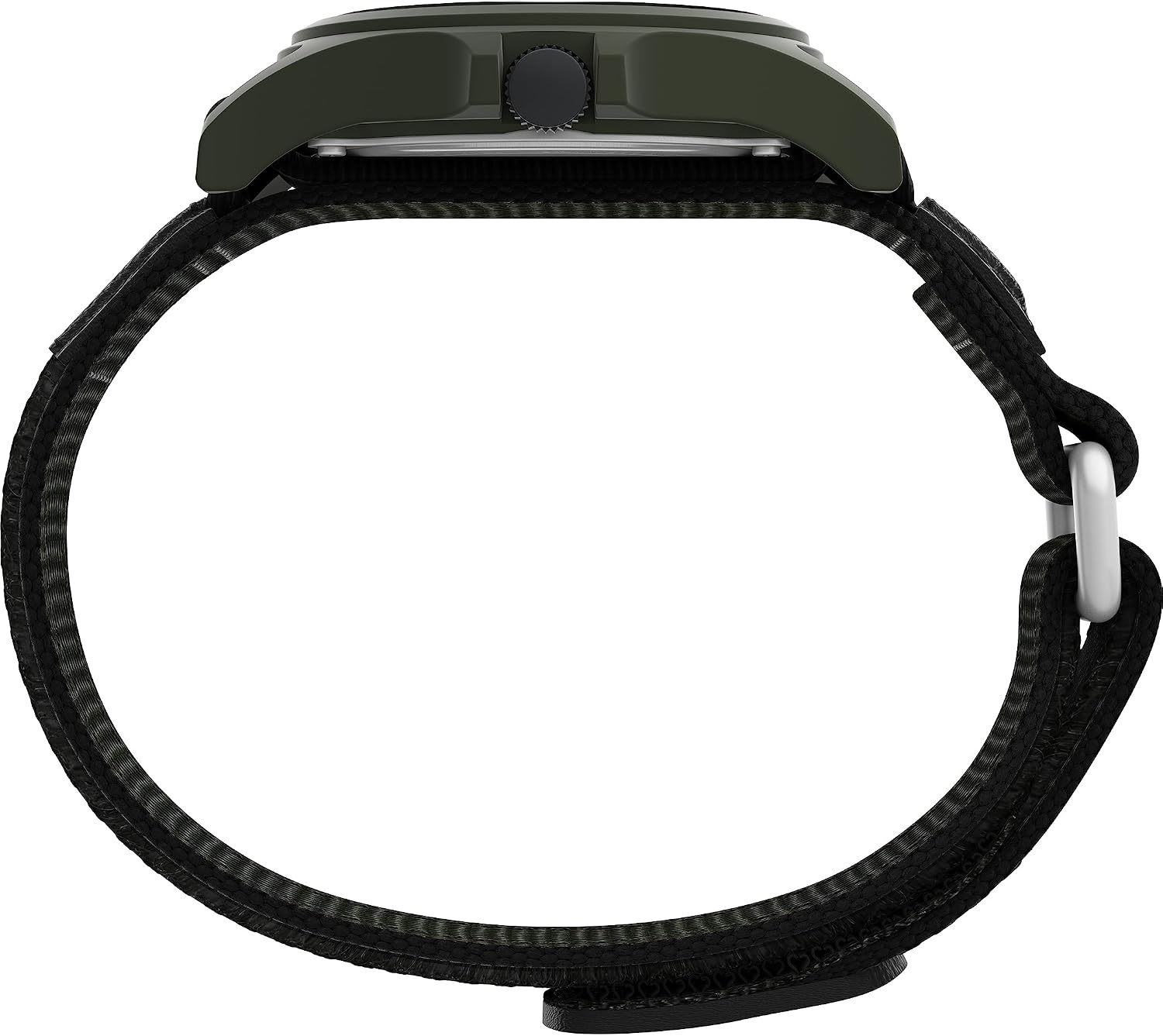 image:imageTimex Mens Expedition Acadia 40mm Watch Black Fastwrap Cream Dial Green Case