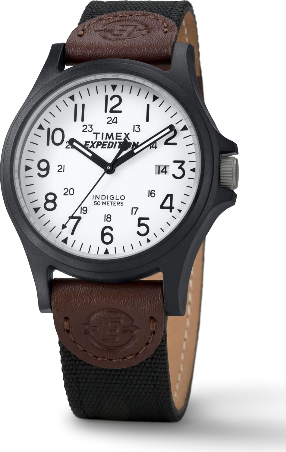 image:imageTimex Mens Expedition Acadia 40mm WatchBlackBrownWhite