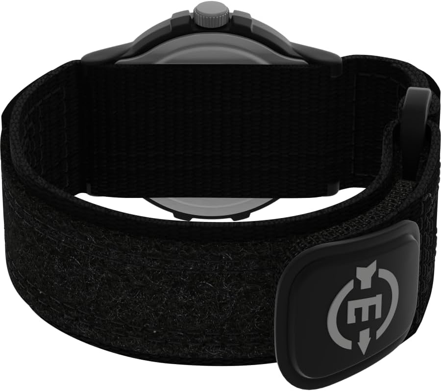 image:imageTimex Mens Expedition Camper NylonLeather Strap WatchBlackWhiteBlack