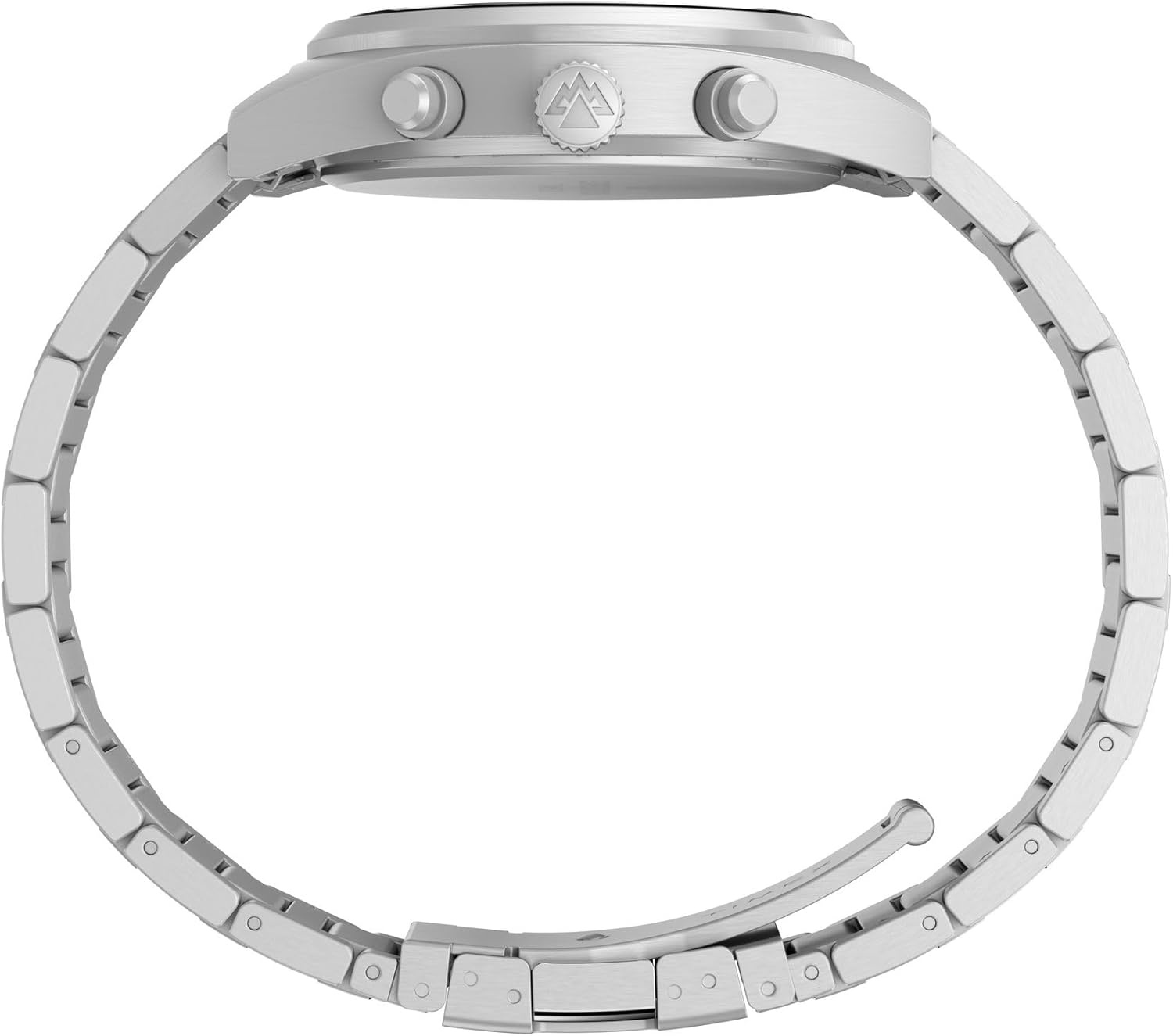image:imageTimex Mens Expedition Capstone Chronograph 41mm Watch SilverTone Bracelet Green Dial SilverTone Case