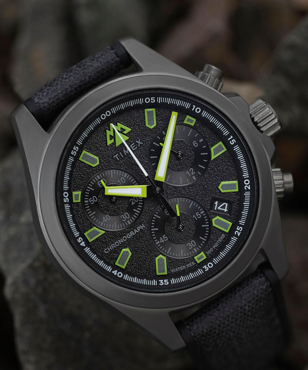 image:imageTimex Mens Expedition North Field Post 43mm WatchBlackBlackTitanium