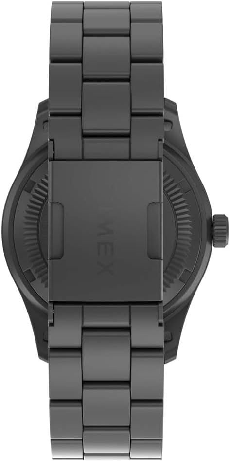 image:imageTimex Mens Expedition North Field Post Mechanical 38mm Watch Black Dial Stainless Steel Case with Black Stainless Steel Bracelet