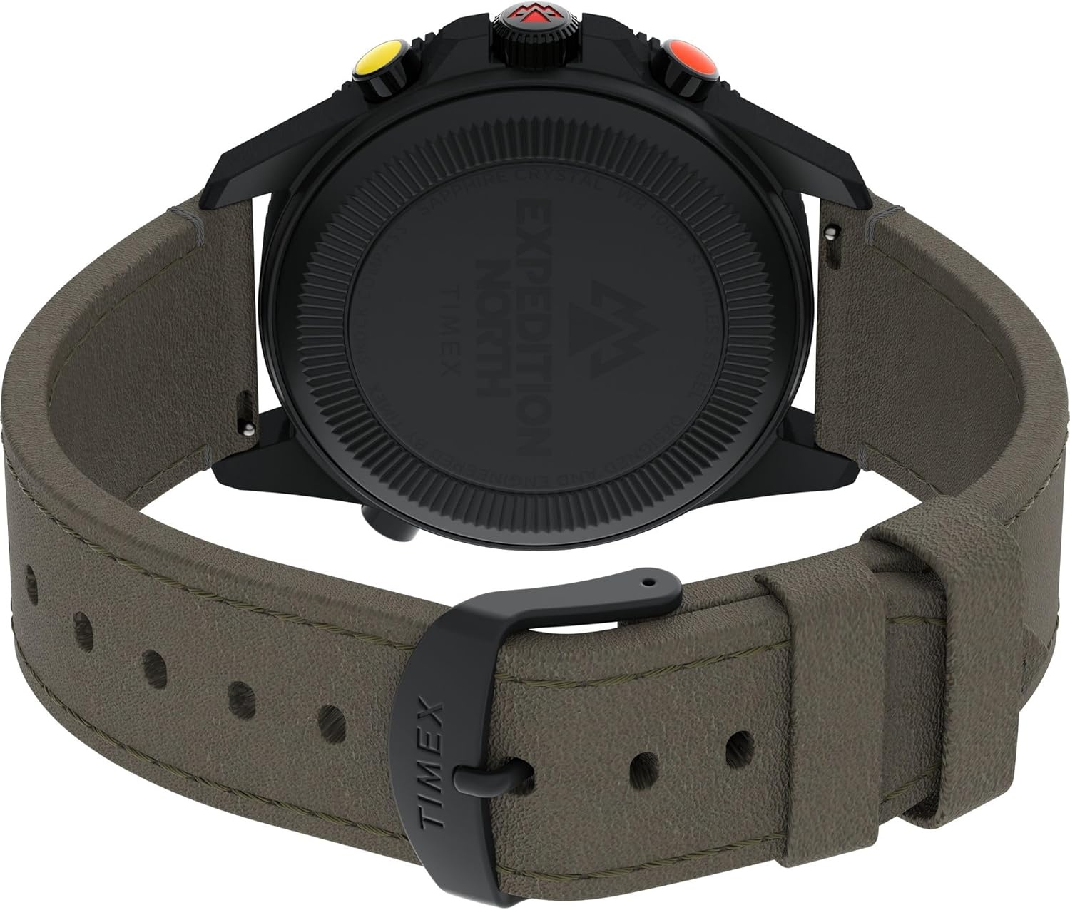 image:imageTimex Mens Expedition North TideTempCompass 43mm WatchGreenNaturalIP Black