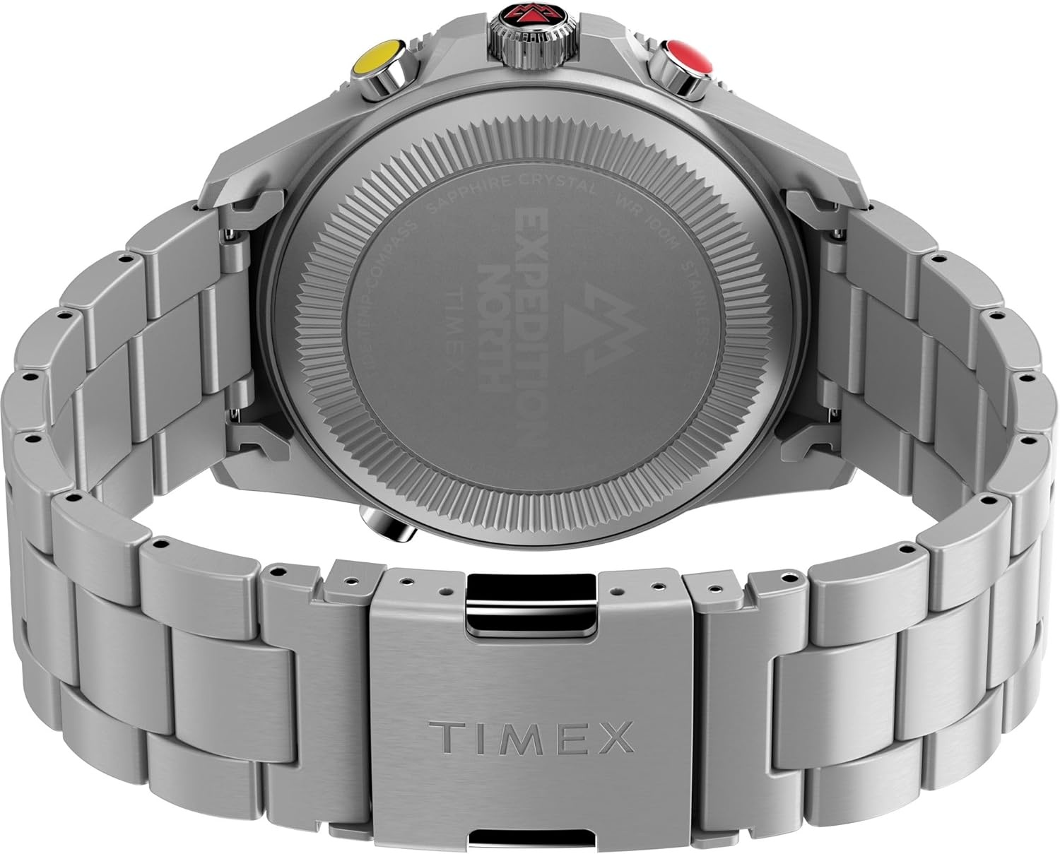 image:imageTimex Mens Expedition North TideTempCompass 43mm WatchStainless SteelBlackStainless Steel