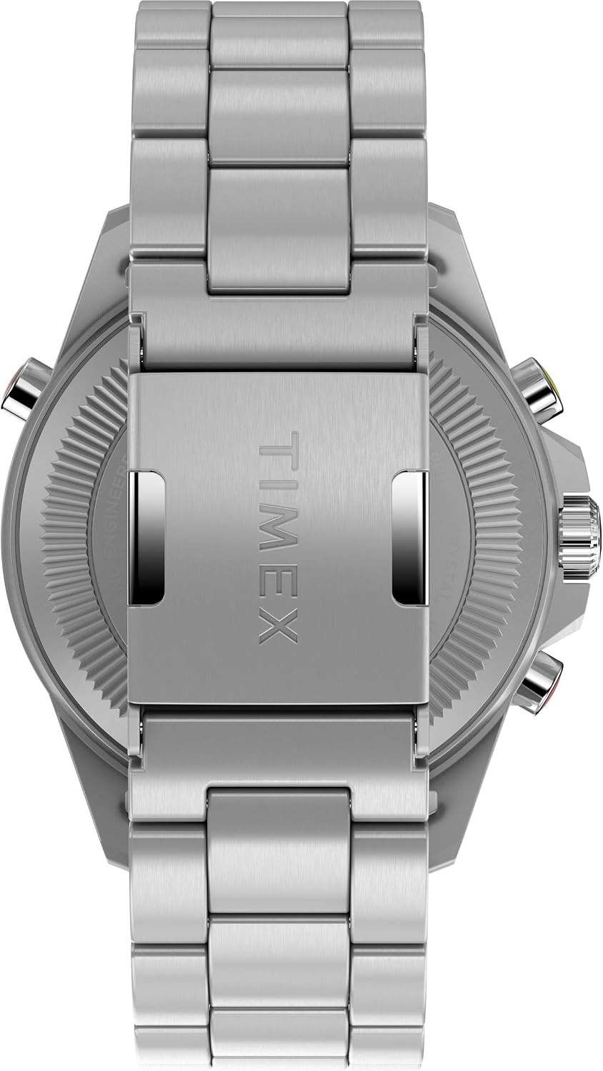 image:imageTimex Mens Expedition North TideTempCompass 43mm WatchStainless SteelBlackStainless Steel