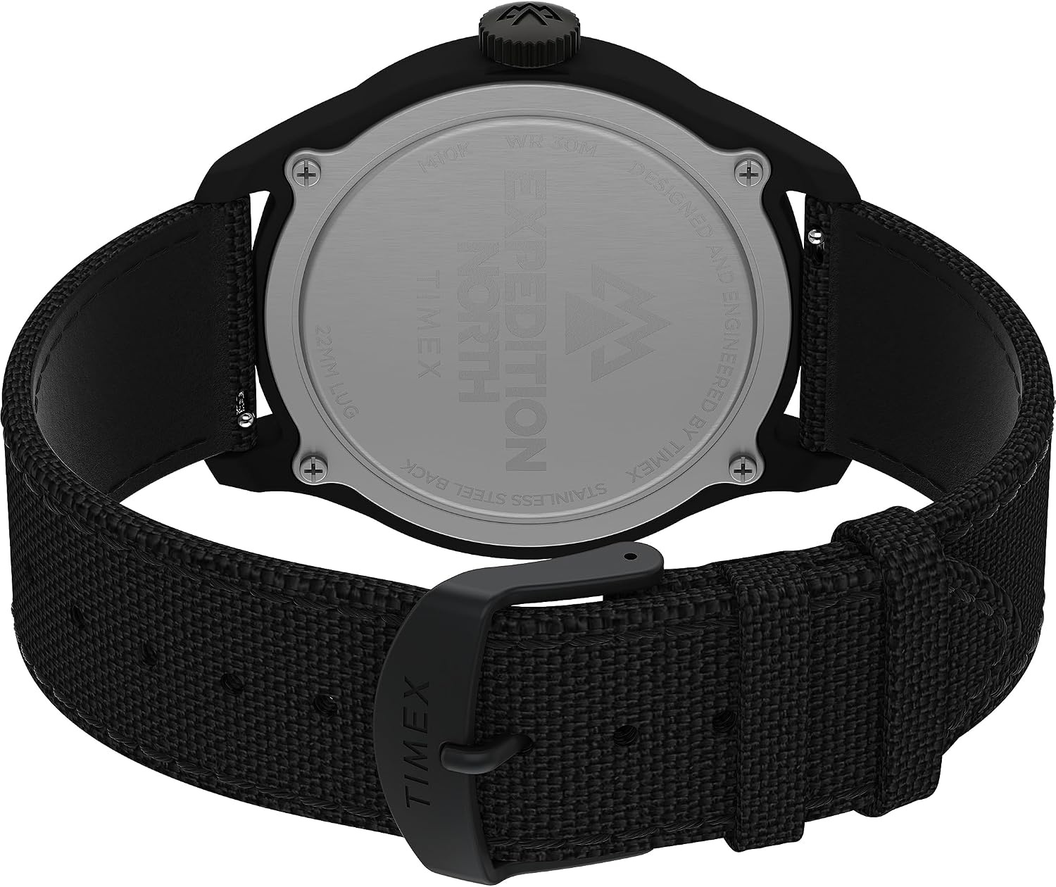 image:imageTimex Mens Expedition North Traprock 43mm Watch Dial Black CaseBlackBlackBlack