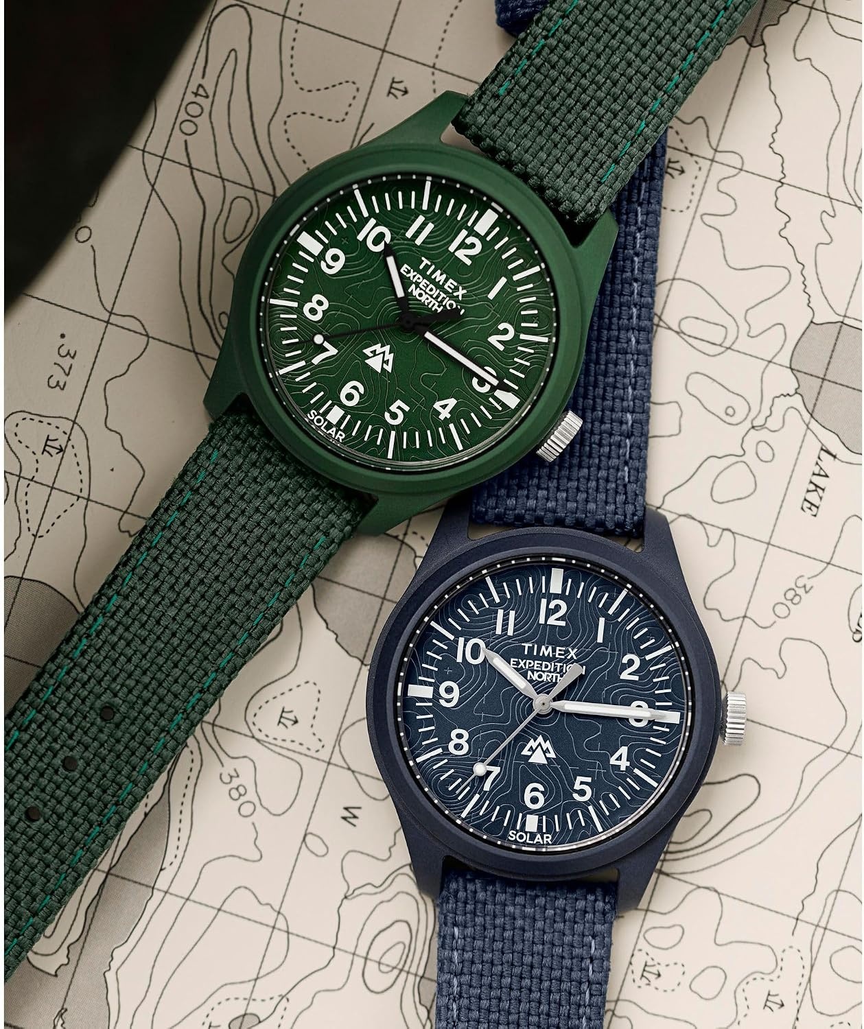 image:imageTimex Mens Expedition North Traprock 43mm Watch Dial Black CaseBlueBlueBluesolar