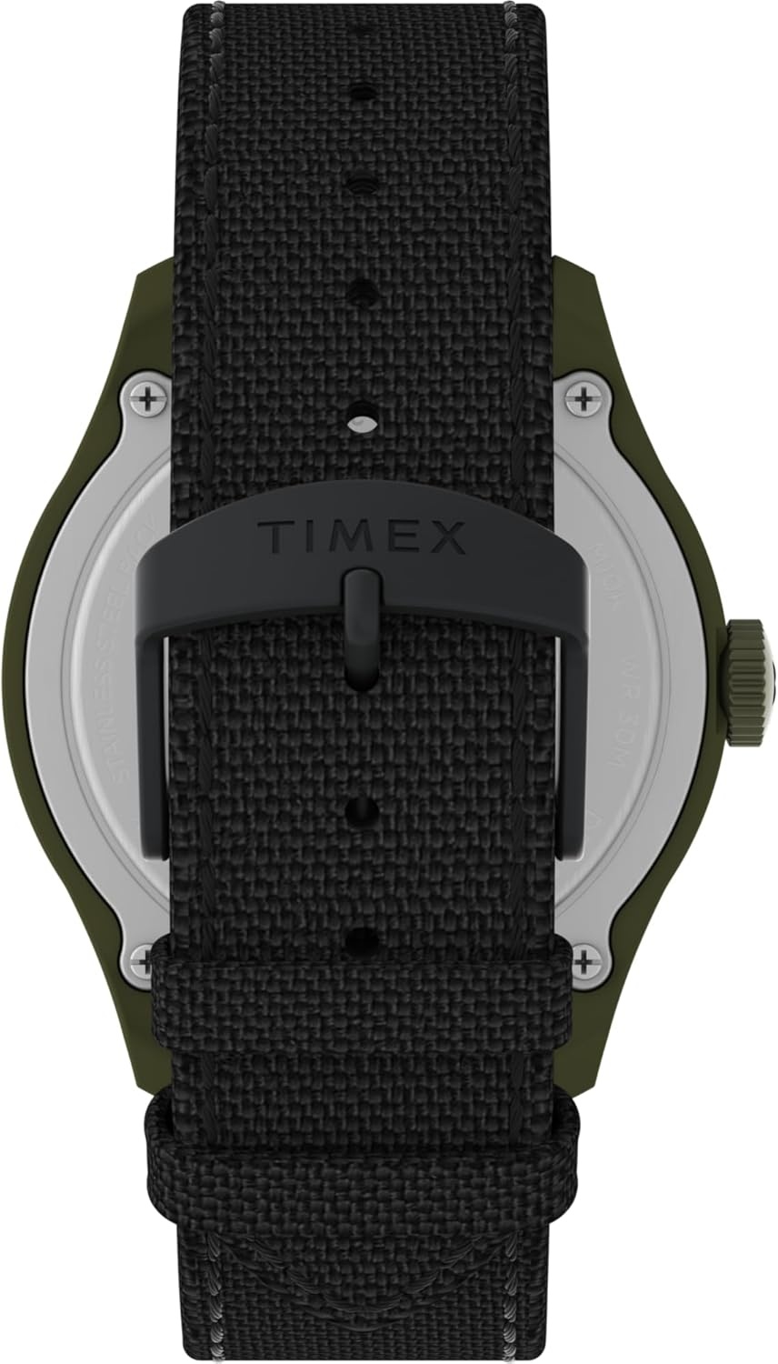image:imageTimex Mens Expedition North Traprock 43mm WatchBlackBlackGreen
