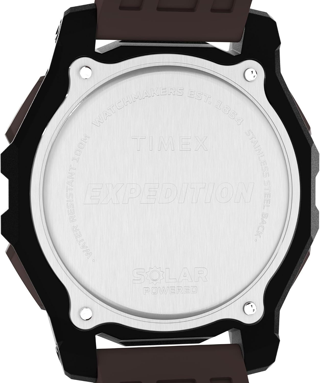image:imageTimex Mens Expedition Ridge 49mm WatchBrownBlackDigital Neg Display