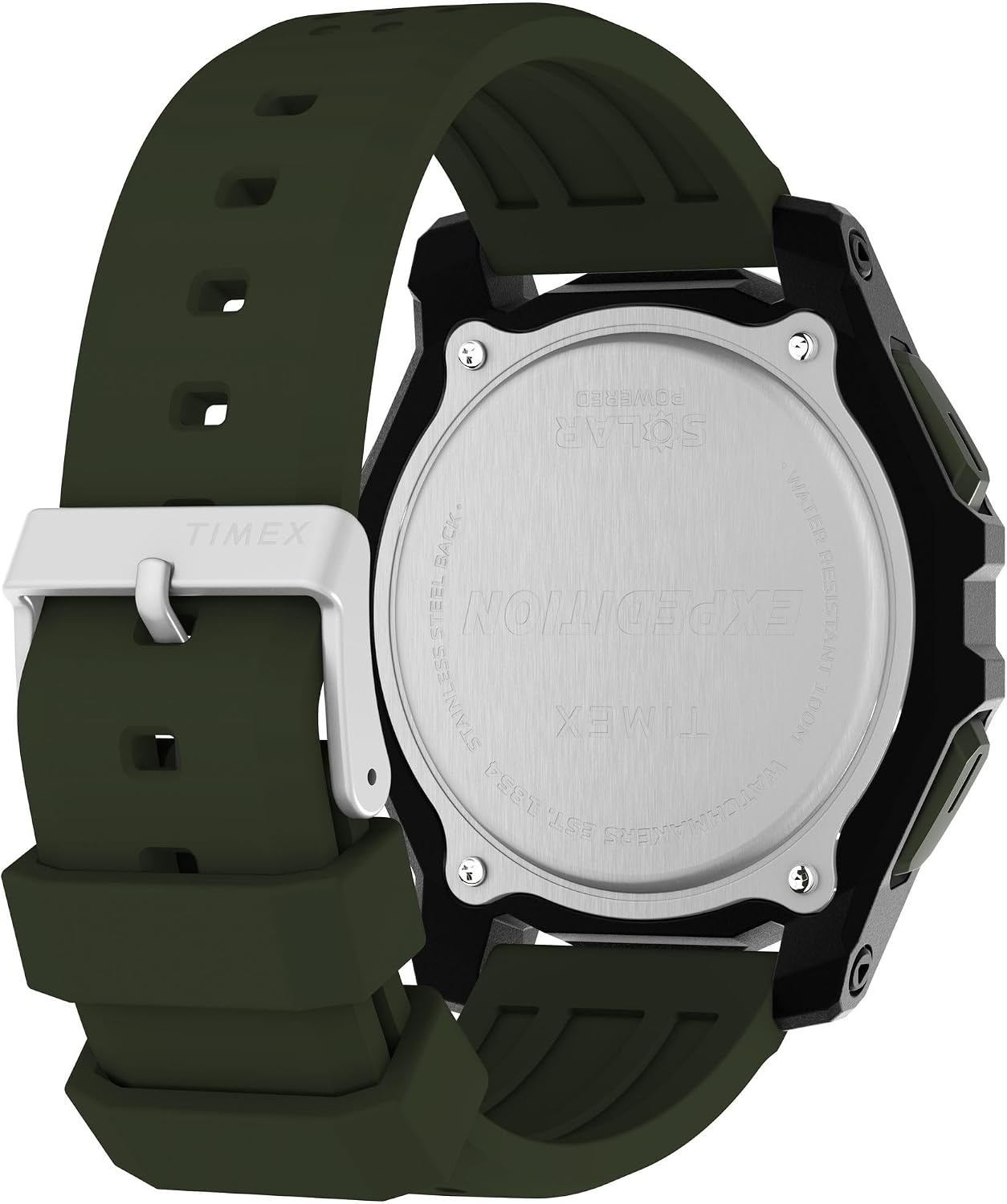 image:imageTimex Mens Expedition Ridge 49mm WatchGreenBlackDigital Neg Display