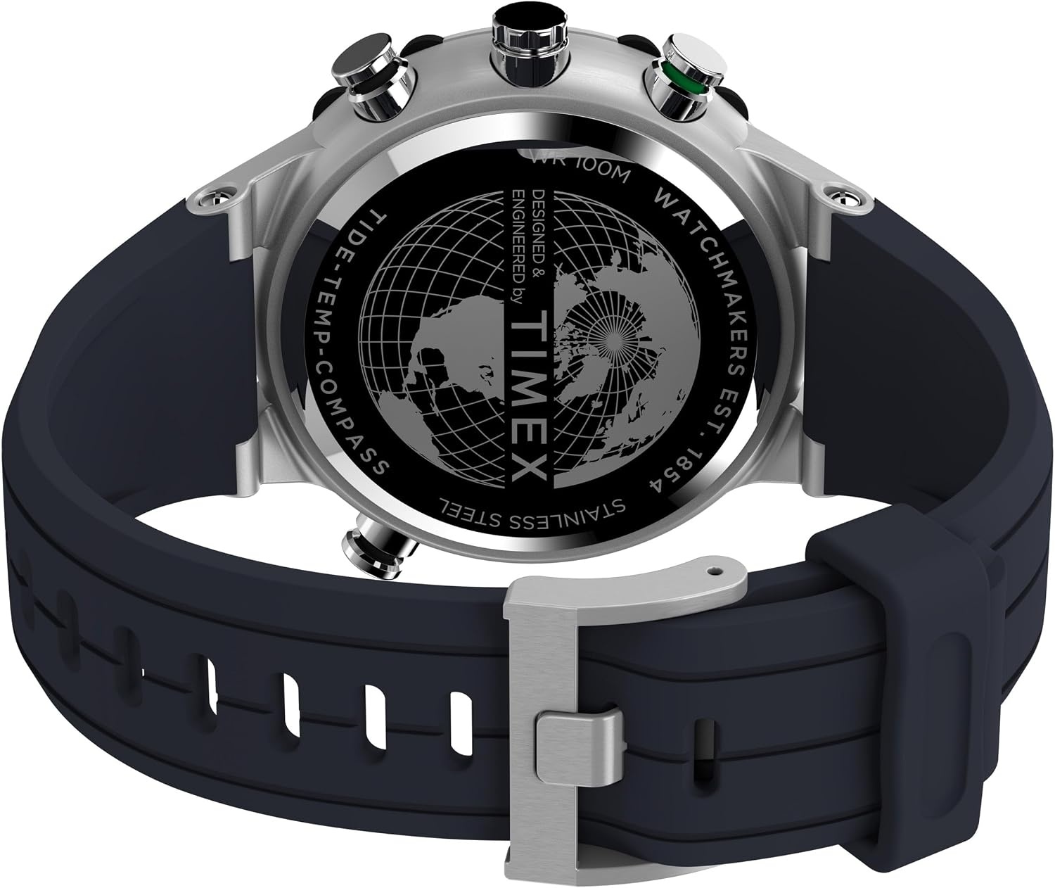 image:imageTimex Mens Expedition TideTempCompass 45mm WatchBlueSilverTone