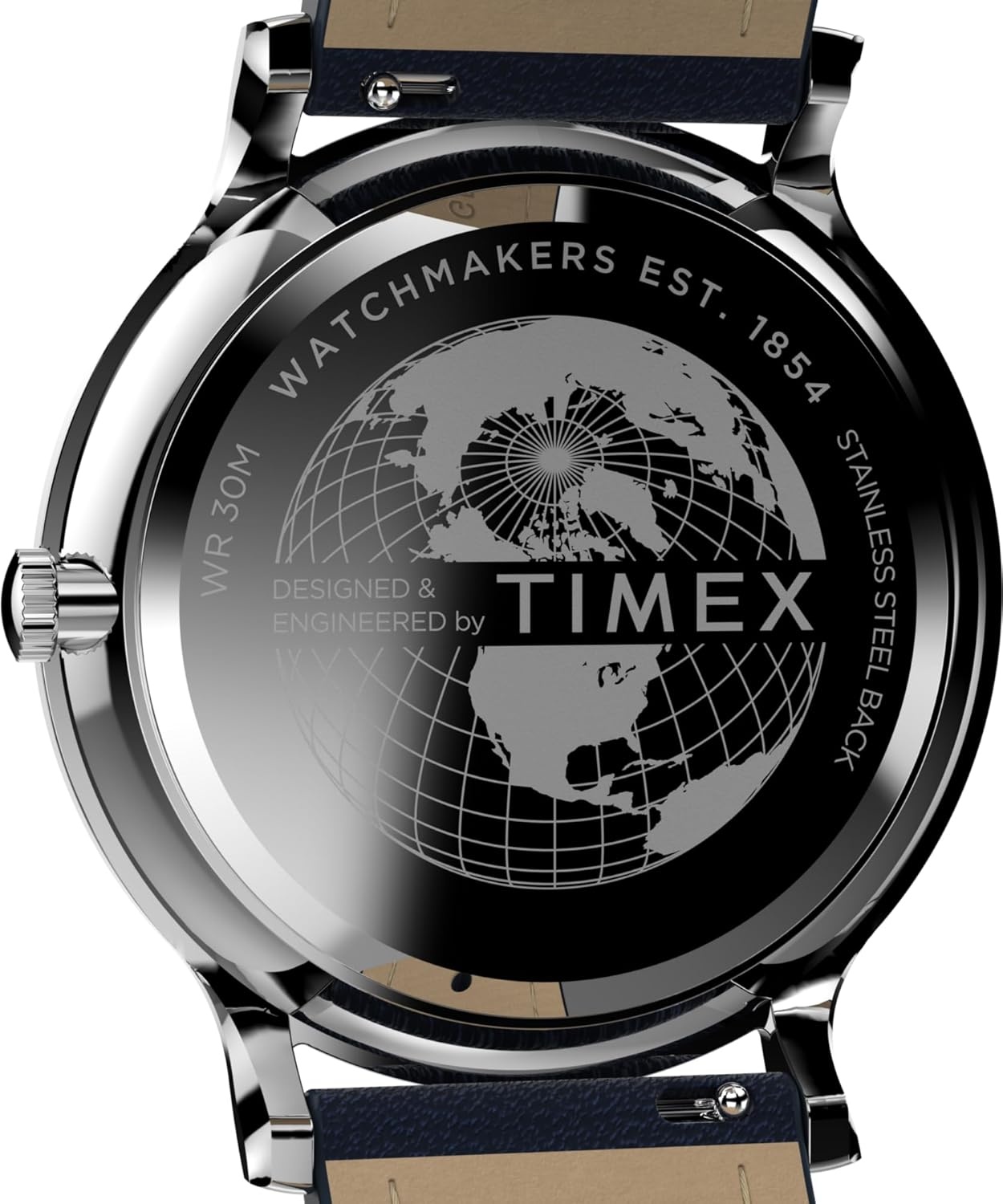 image:imageTimex Mens Gallary 40mm WatchBlueWhiteSilverTone