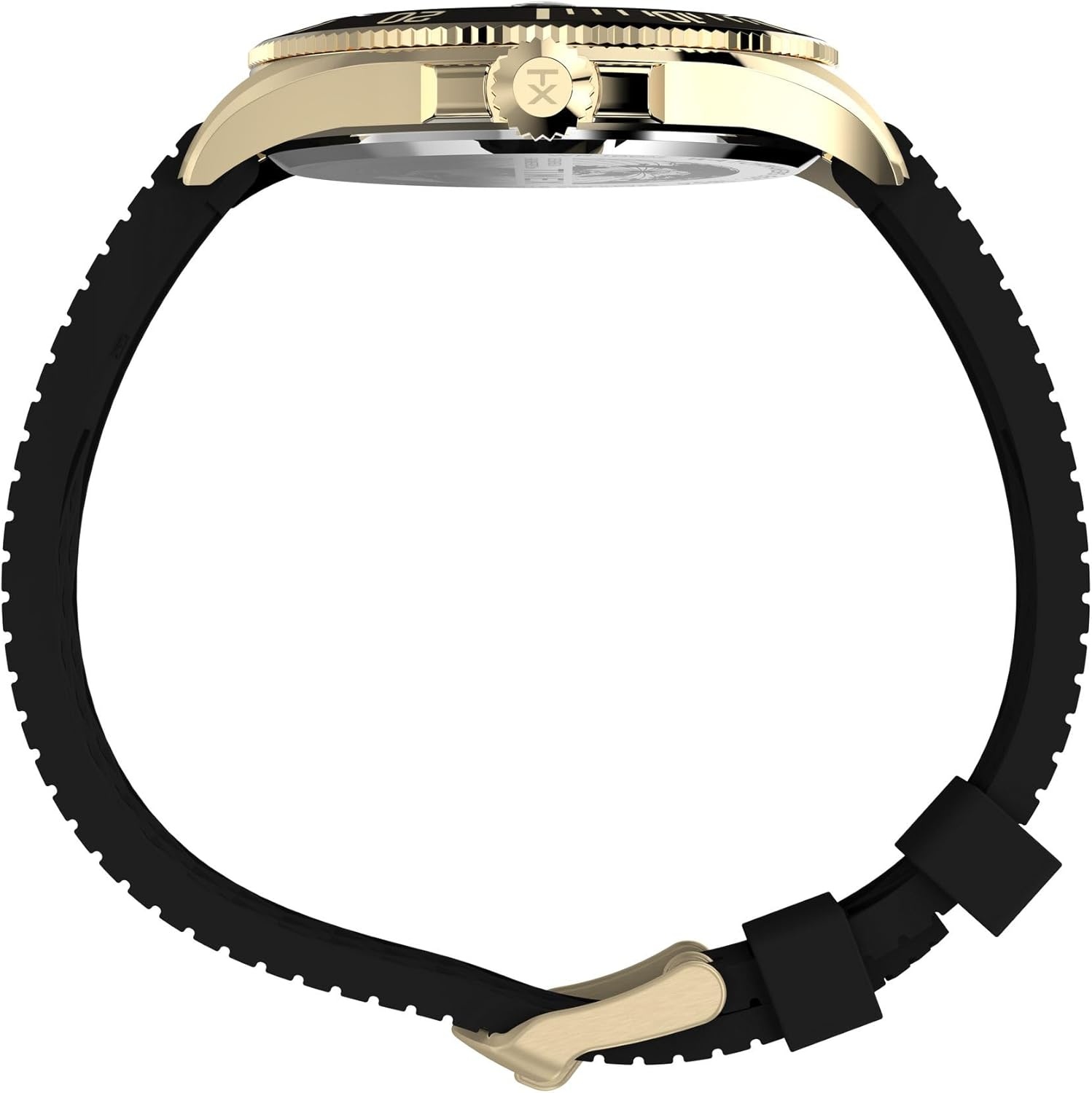 image:imageTimex Mens Harborside 42mm WatchBlackGoldToneGreen