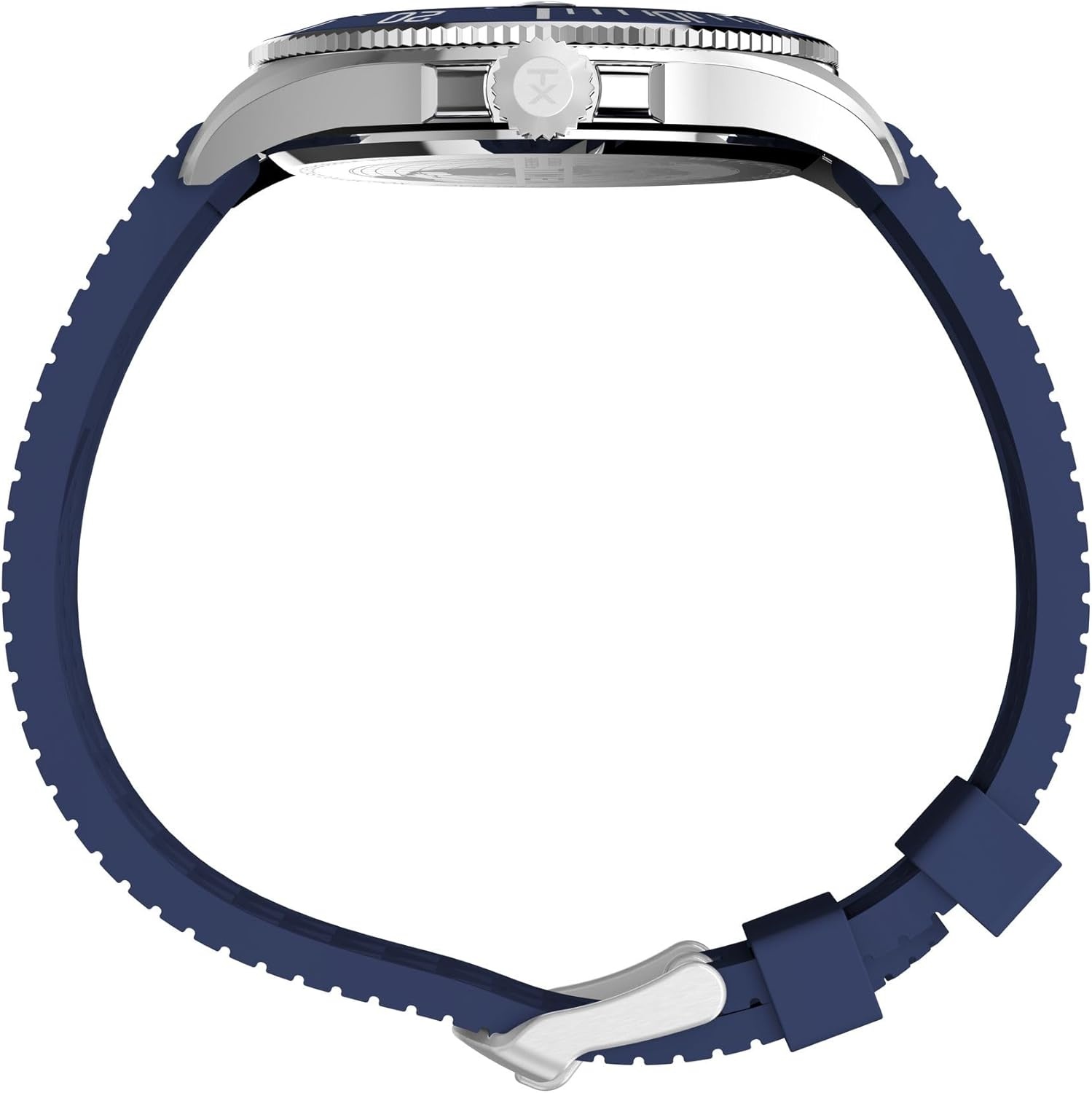 image:imageTimex Mens Harborside 42mm WatchBlackSilverToneBlue