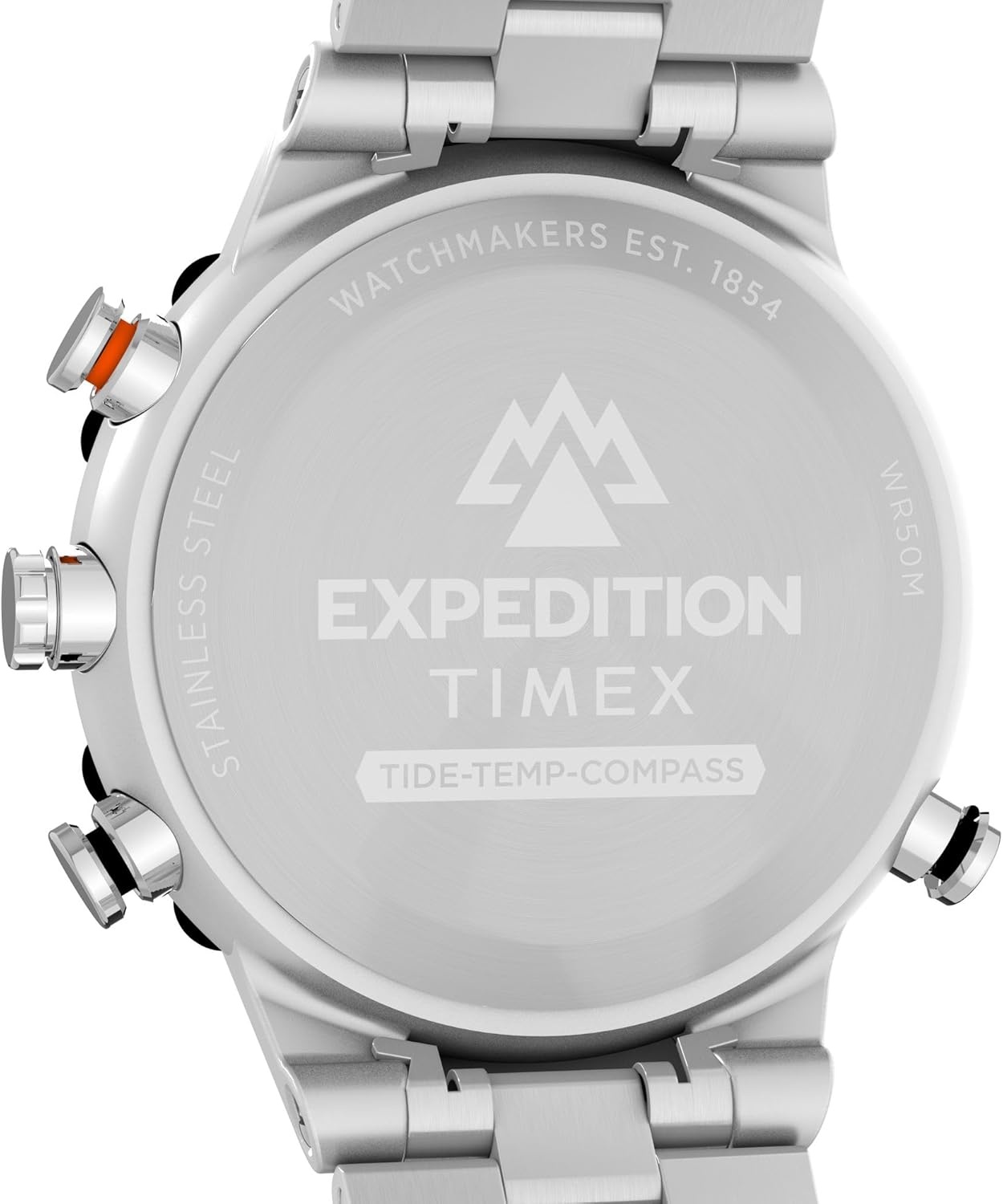 image:imageTimex Mens Intelligent Quartz Tide Temp Compass 45mm WatchStainless SteelStainless SteelBlue
