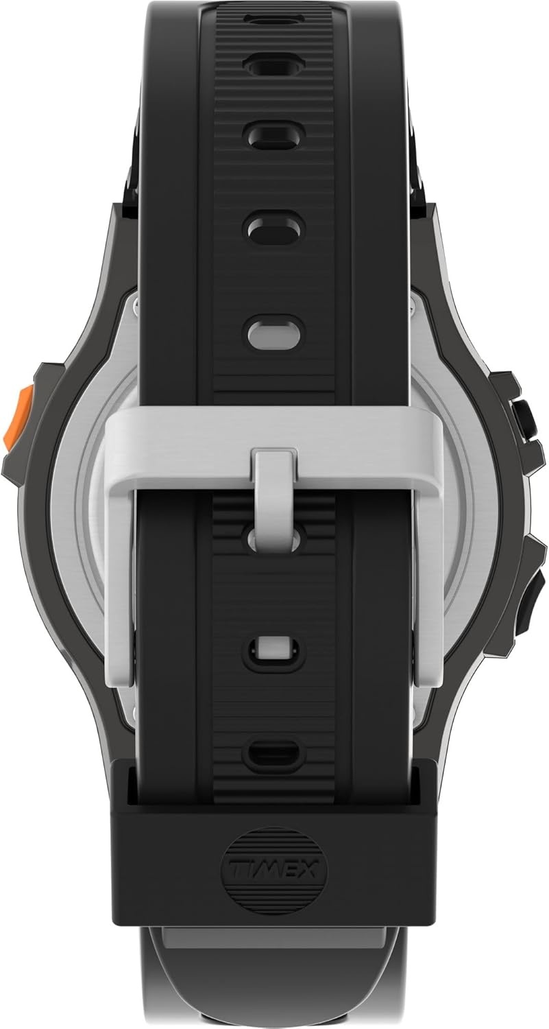 image:imageTimex Mens Ironman Classic 42mm Watch Black Strap Digital Dial Gray Case