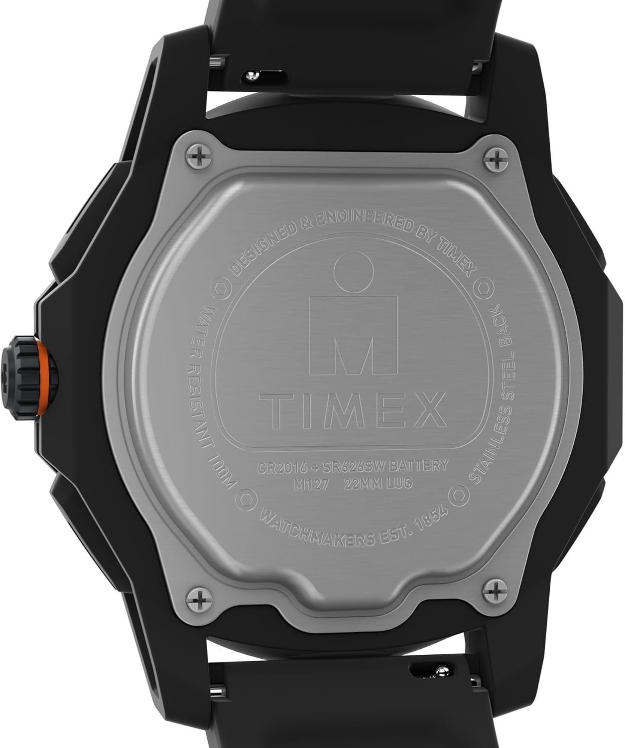 image:imageTimex Mens Ironman Triathlon Adrenaline Anadigi 46mm WatchBlackBlackDigital Neg Display