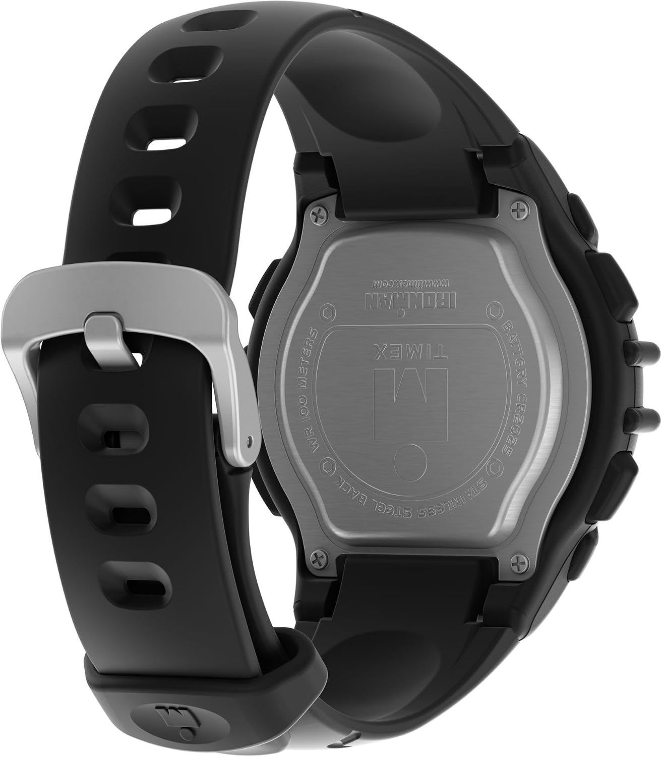 image:imageTimex Mens Ironman Triathlon Classic 10 44mm WatchBlackBlackDigital