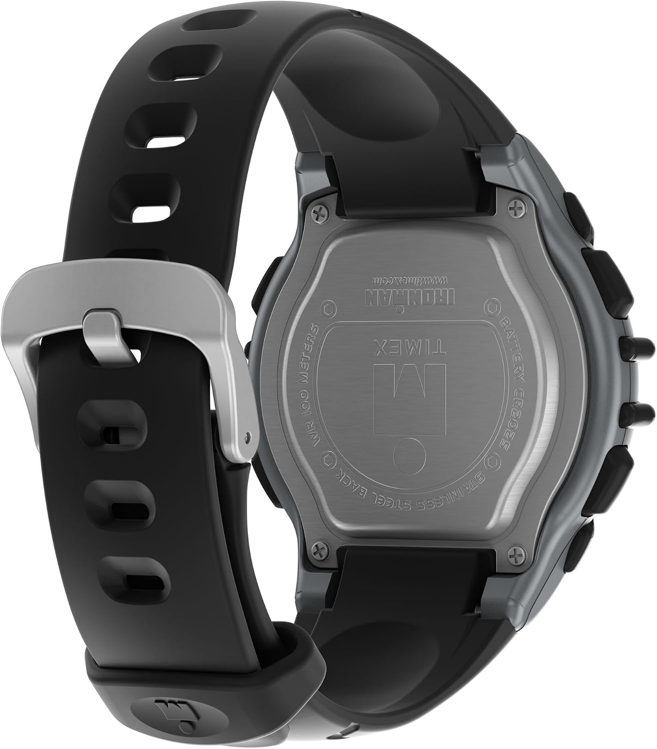 image:imageTimex Mens Ironman Triathlon Classic 10 44mm WatchBlackGrayDigital