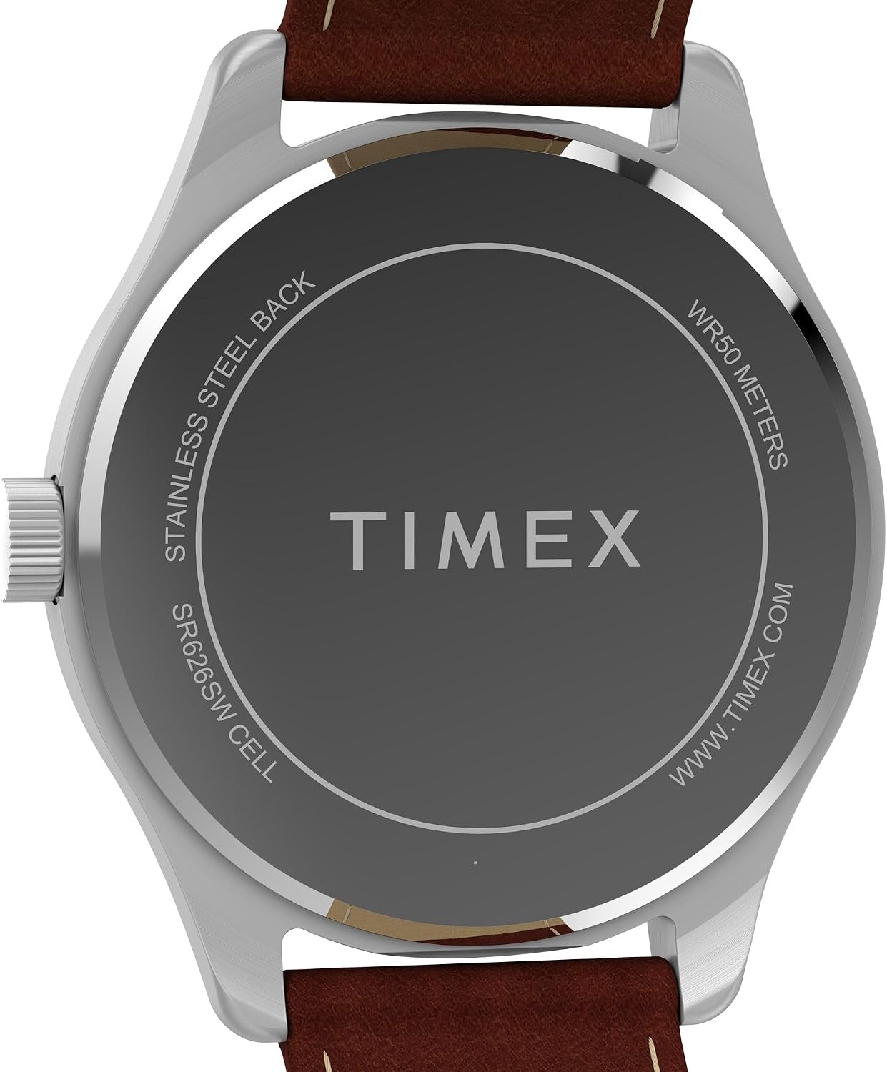 image:imageTimex Mens Main Street 42mm WatchBrownBlueSilver