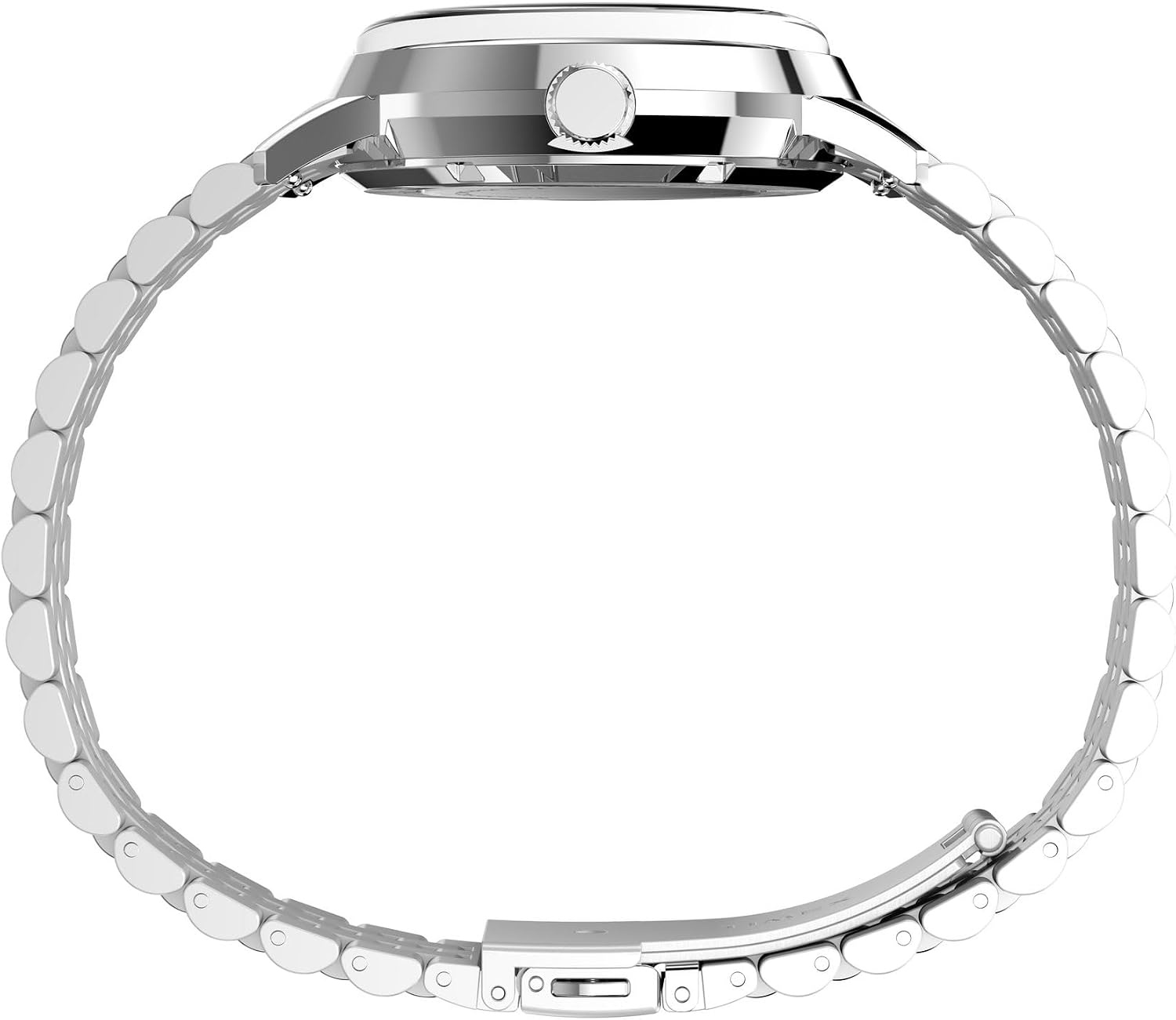 image:imageTimex Mens Marlin 40mm Watch Stainless Steel Link Bracelet Quick Release Black Dial Stainless Steel Case
