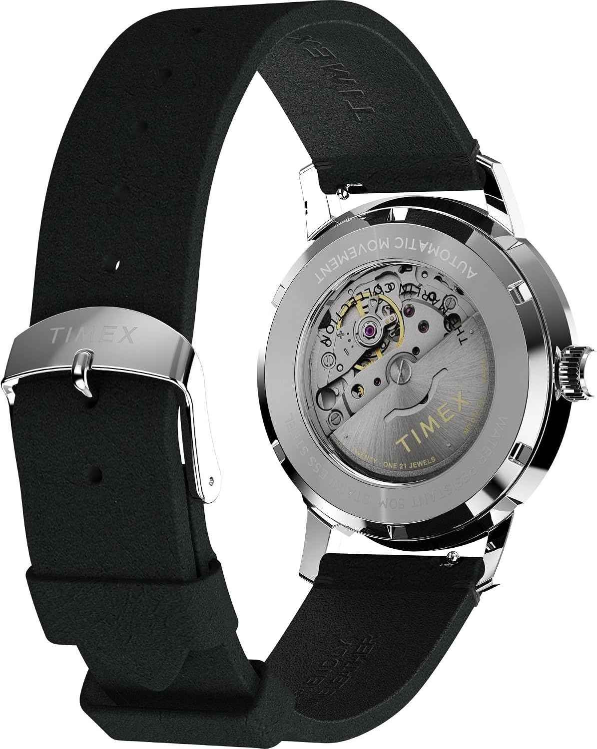 image:imageTimex Mens Marlin 40mm WatchBlackStainless SteelBlack