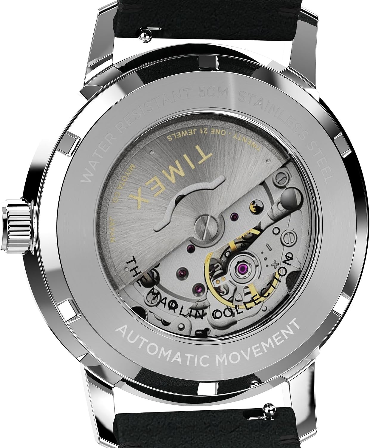 image:imageTimex Mens Marlin 40mm WatchBlackStainless SteelBlack