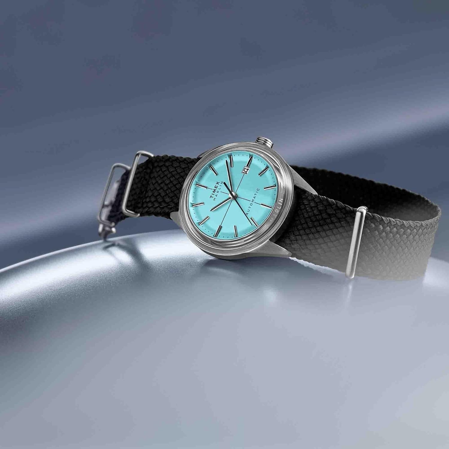 image:imageTimex Mens Marlin 40mm WatchBlackStainless SteelBlue