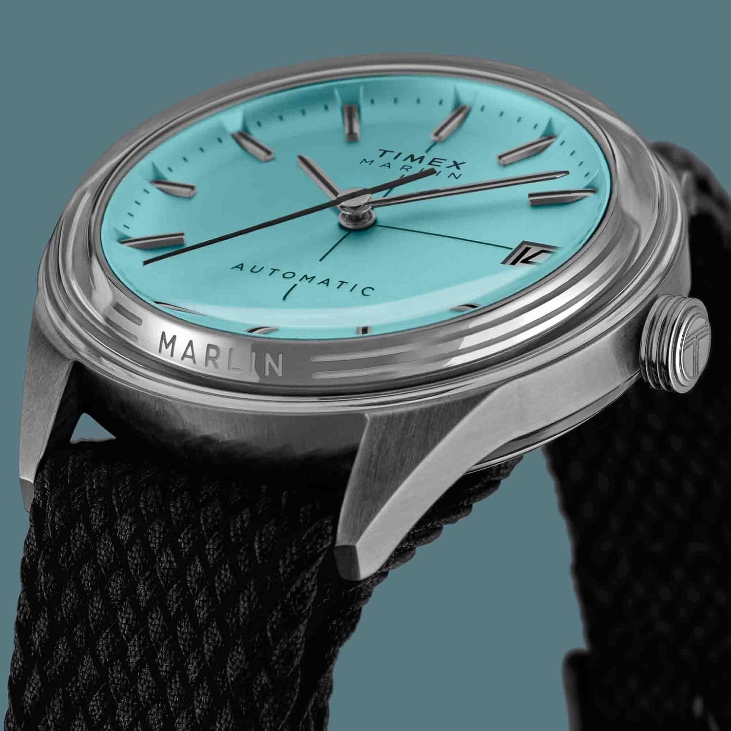 image:imageTimex Mens Marlin 40mm WatchBlackStainless SteelBlue
