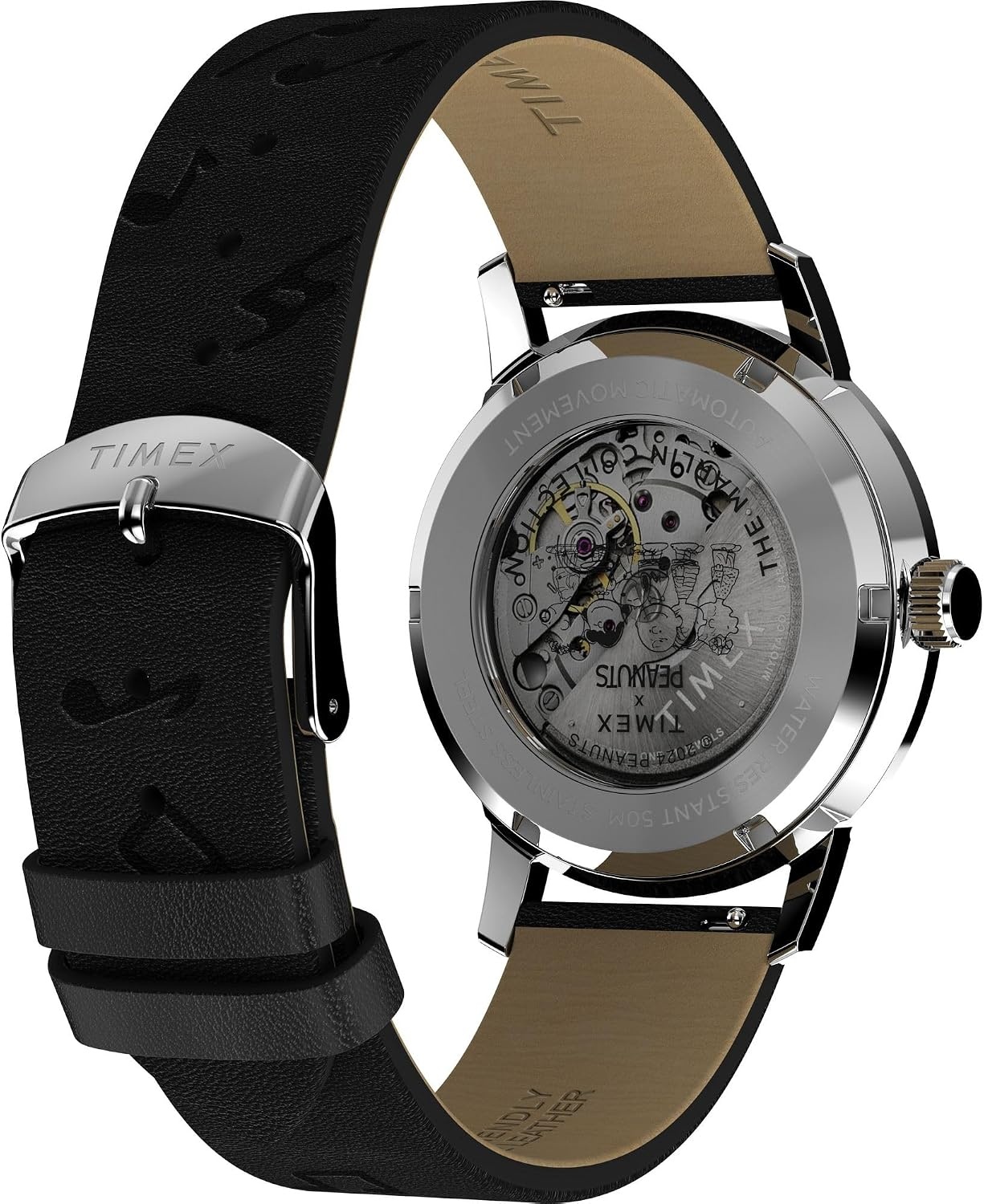 image:imageTimex Mens Marlin 40mm WatchBlackStainless SteelSilverTone