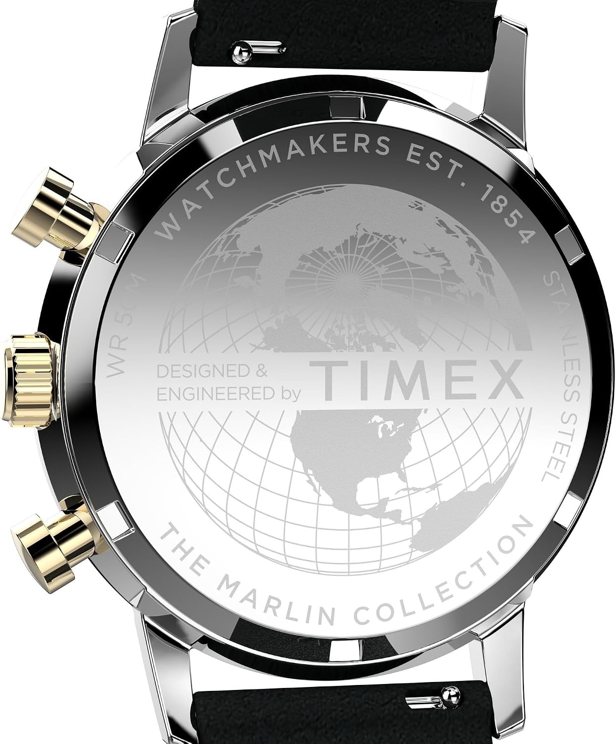 image:imageTimex Mens Marlin 40mm WatchBlackTwoToneChampagne