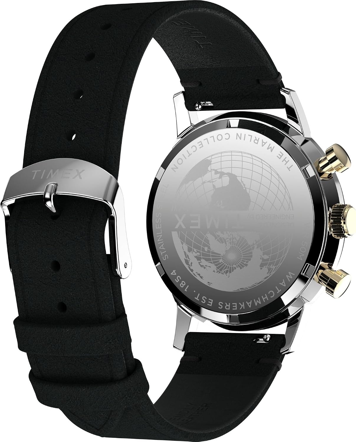 image:imageTimex Mens Marlin 40mm WatchBlackTwoToneChampagne