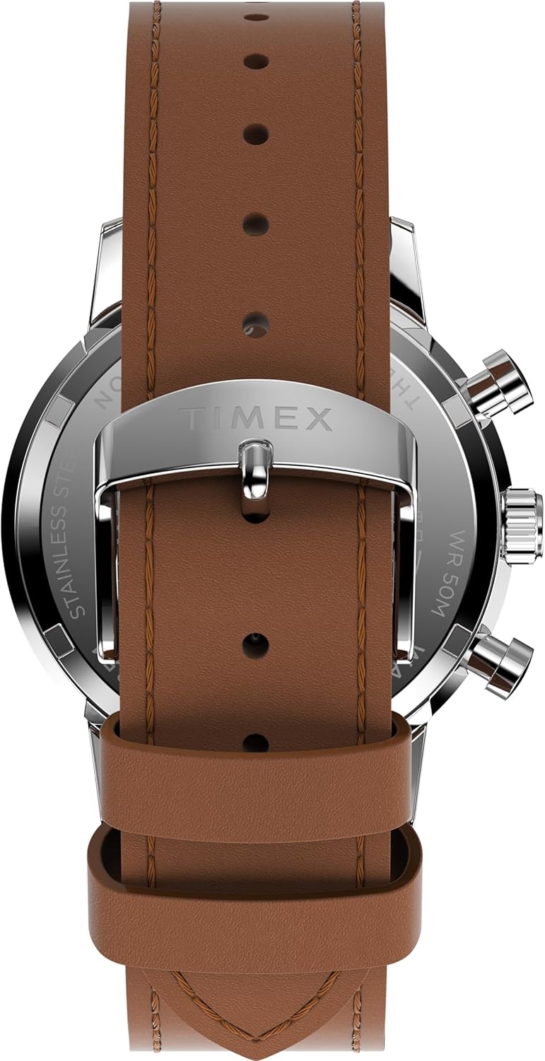 image:imageTimex Mens Marlin 40mm WatchBrownBlueStainless Steel