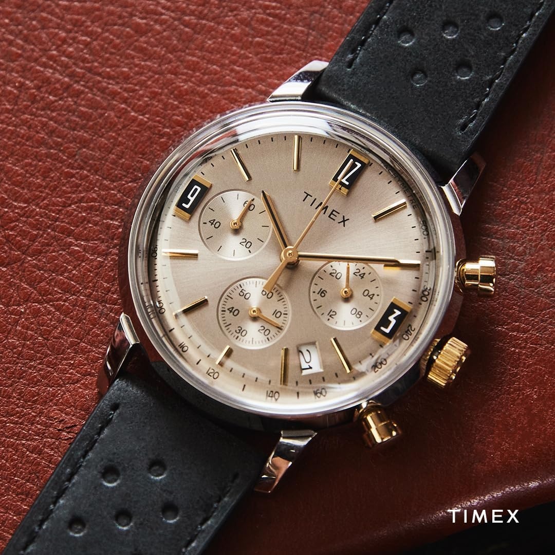 image:imageTimex Mens Marlin 40mm WatchBrownOtherTwoTone